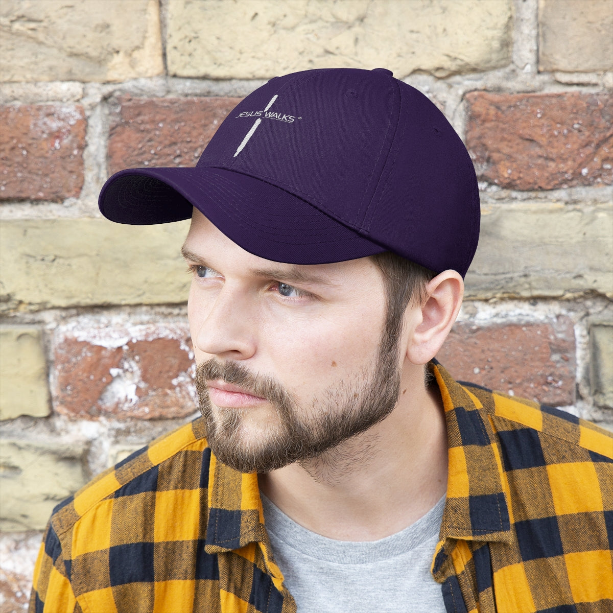 Jesus Walks Unisex Cross Twill Hat