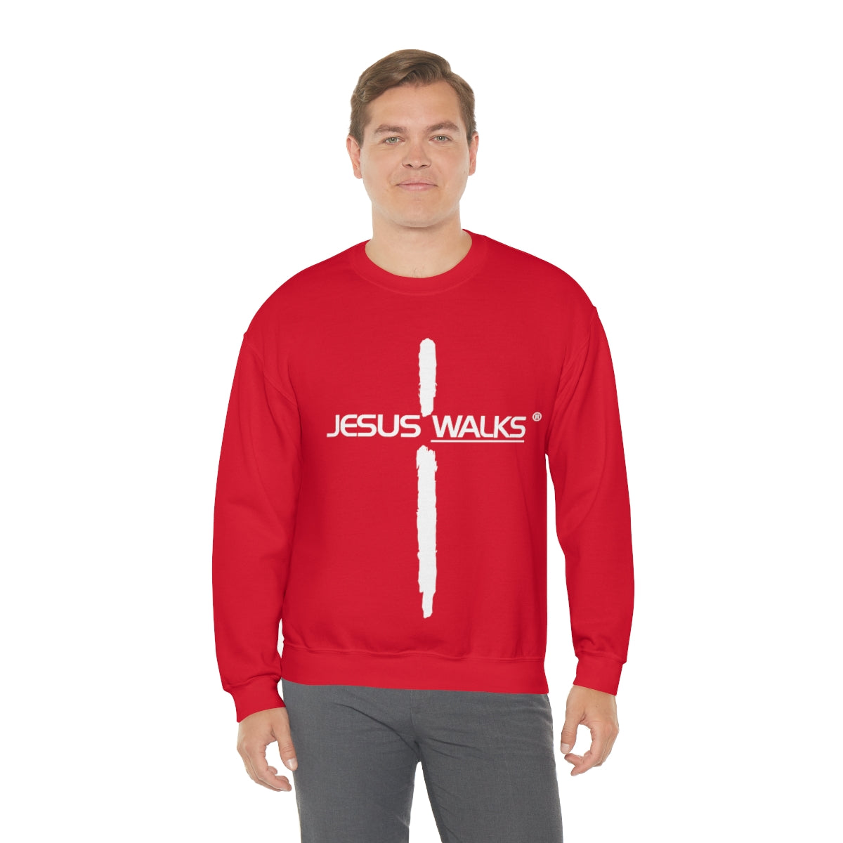 jesus-walks-unisex-heavy-blend-crewneck-sweatshirt. jpg