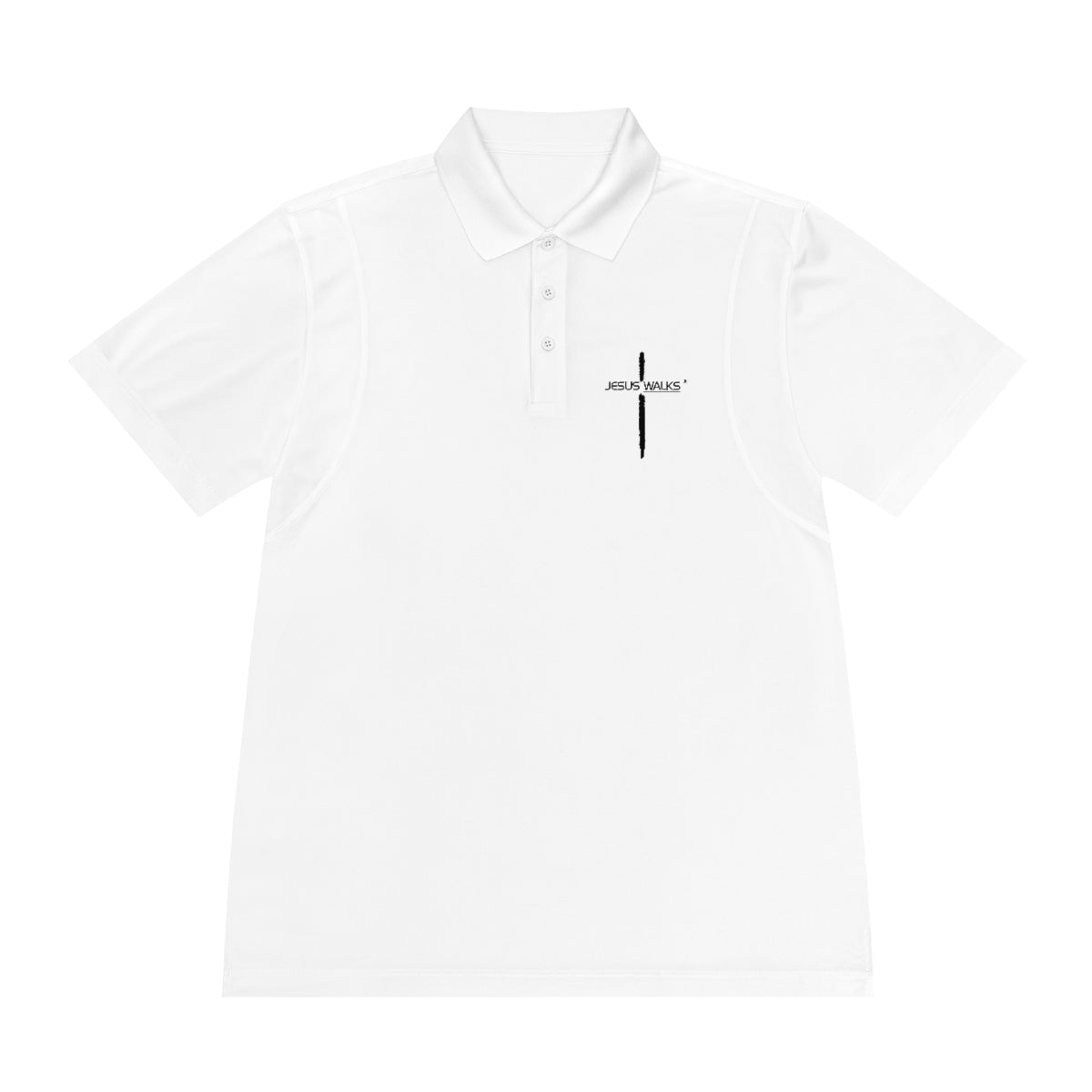 Jesus Walks Unisex Sport Polo Shirt