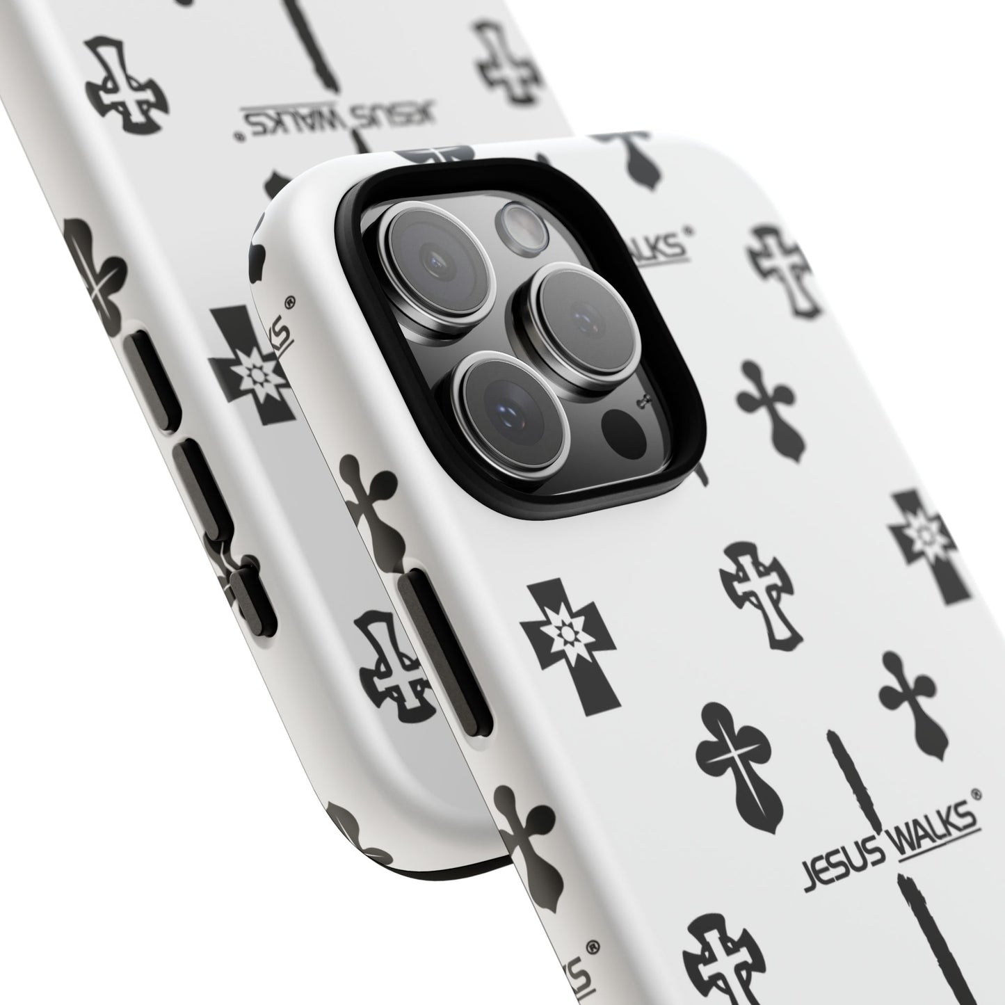 JESUS WALKS | Shockproof Phone Case Monochromatic Logo