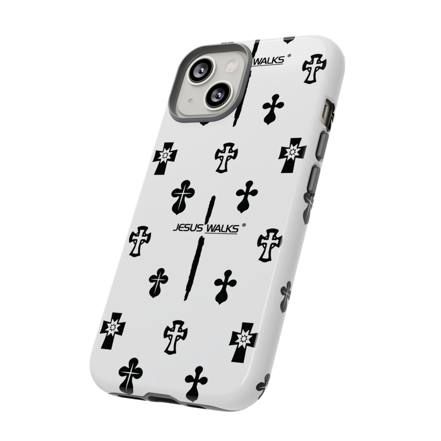 JESUS WALKS | Shockproof Phone Case Monochromatic Logo