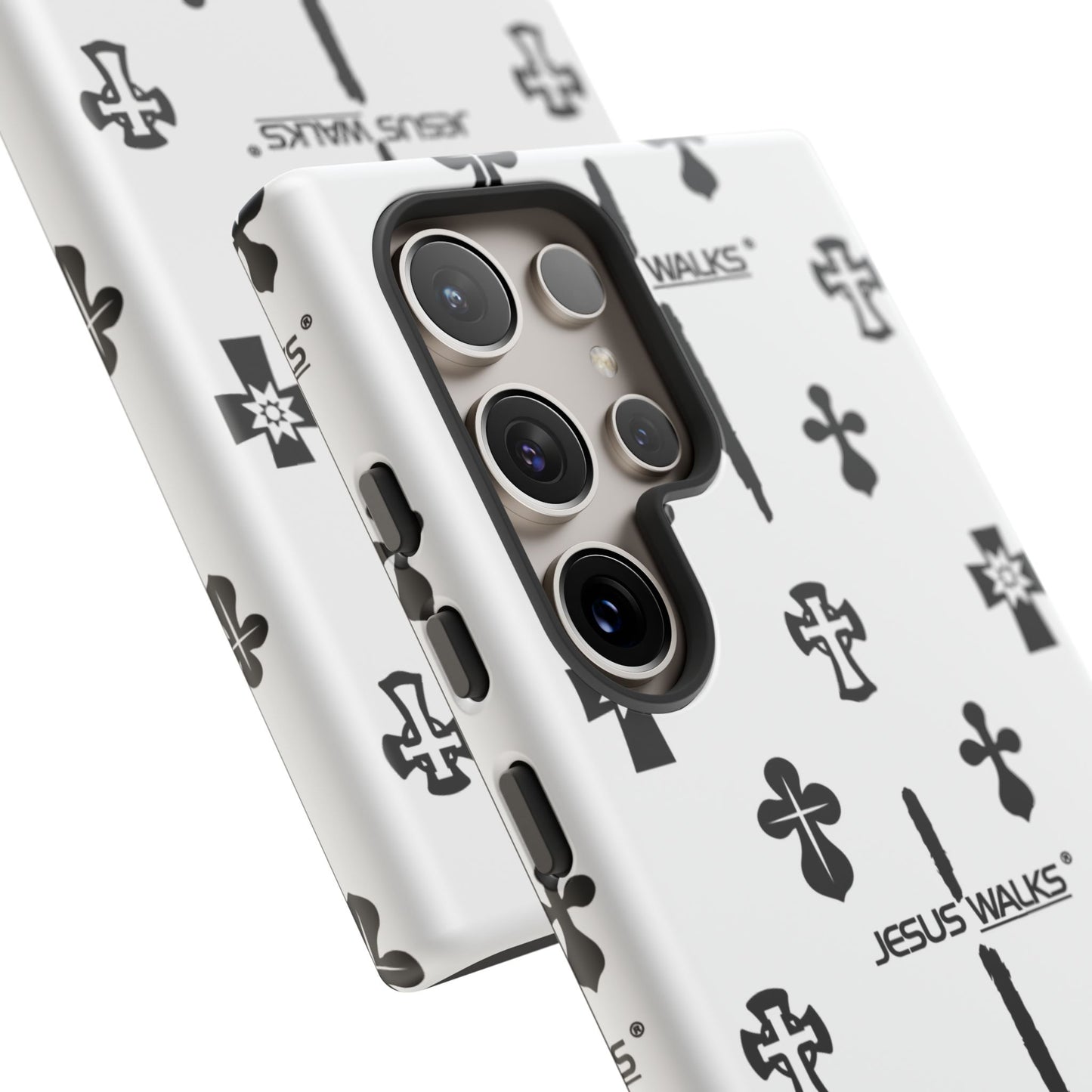 JESUS WALKS | Shockproof Phone Case Monochromatic Logo