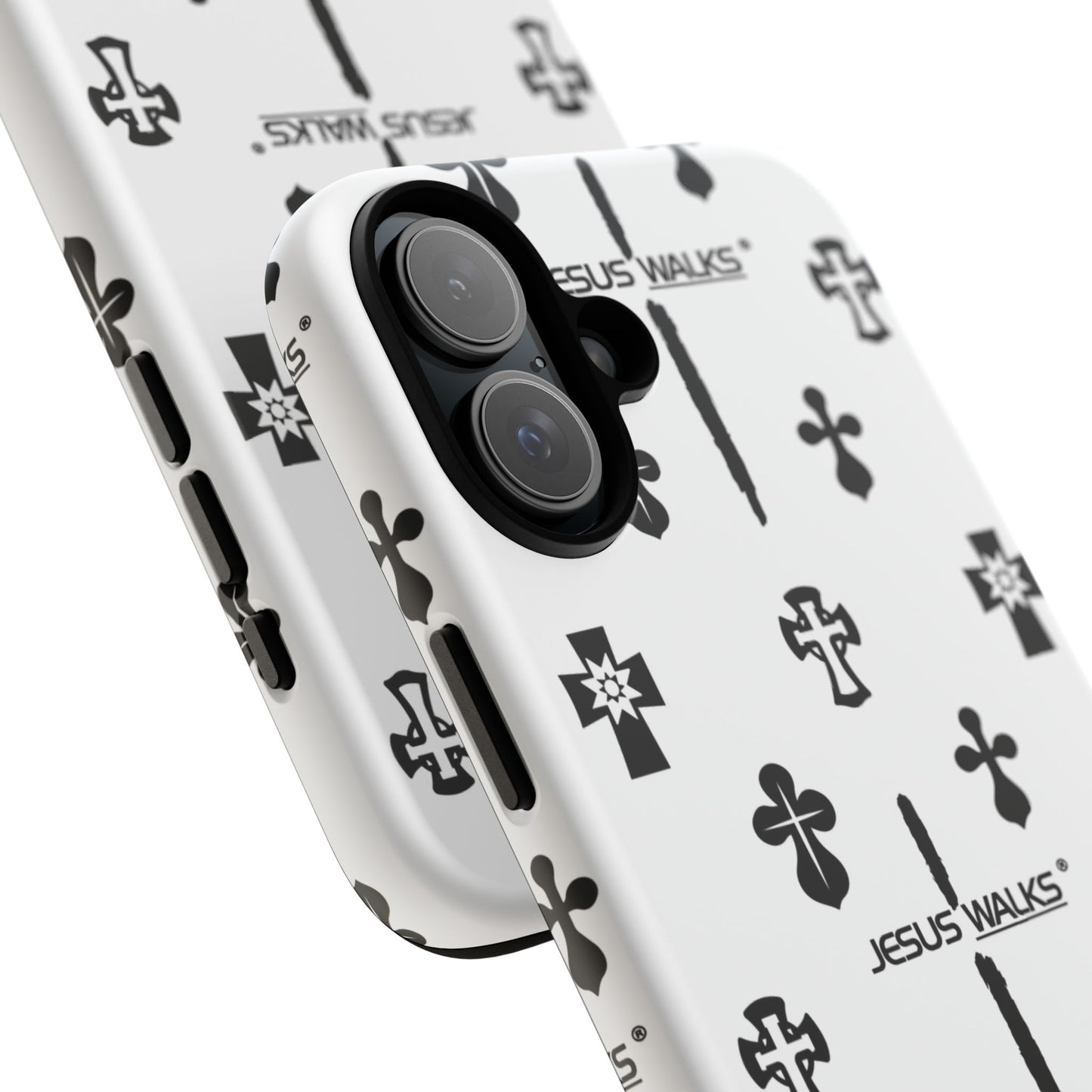 JESUS WALKS | Shockproof Phone Case Monochromatic Logo