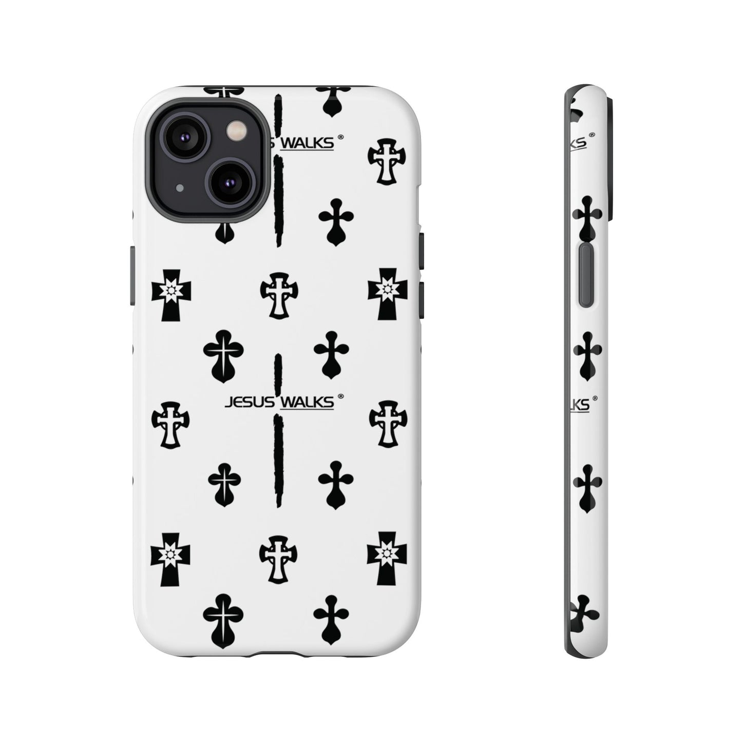 JESUS WALKS | Shockproof Phone Case Monochromatic Logo