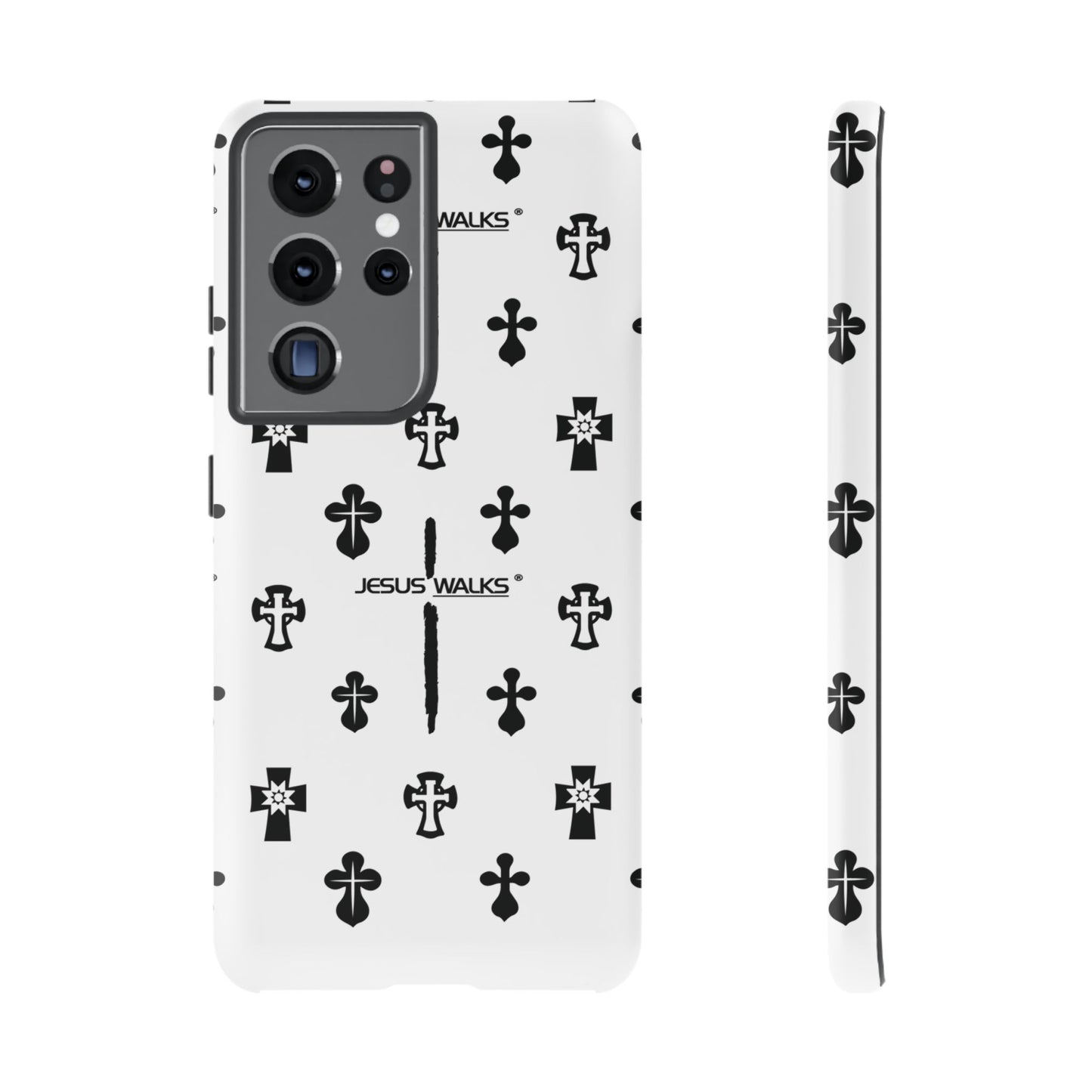 JESUS WALKS | Shockproof Phone Case Monochromatic Logo