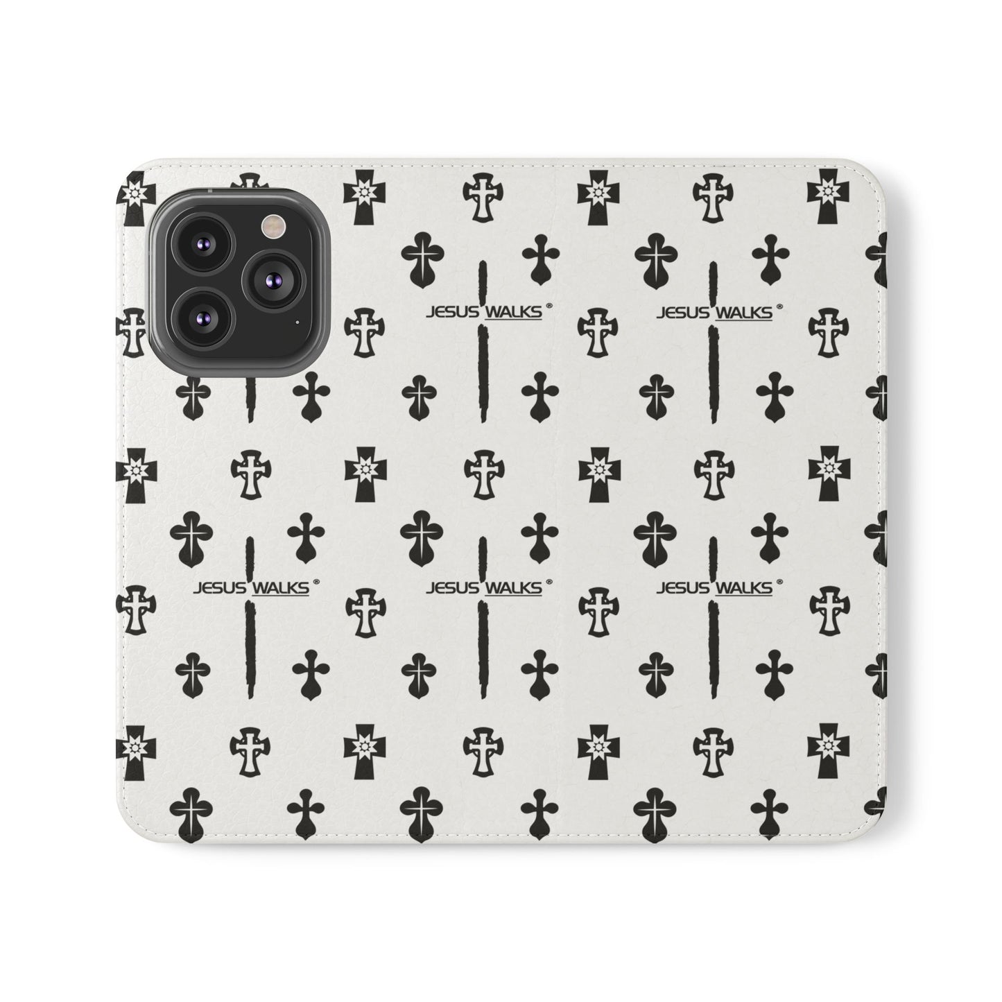 JESUS WALKS | Designer Folio Case for iPhone & Samsung Phones