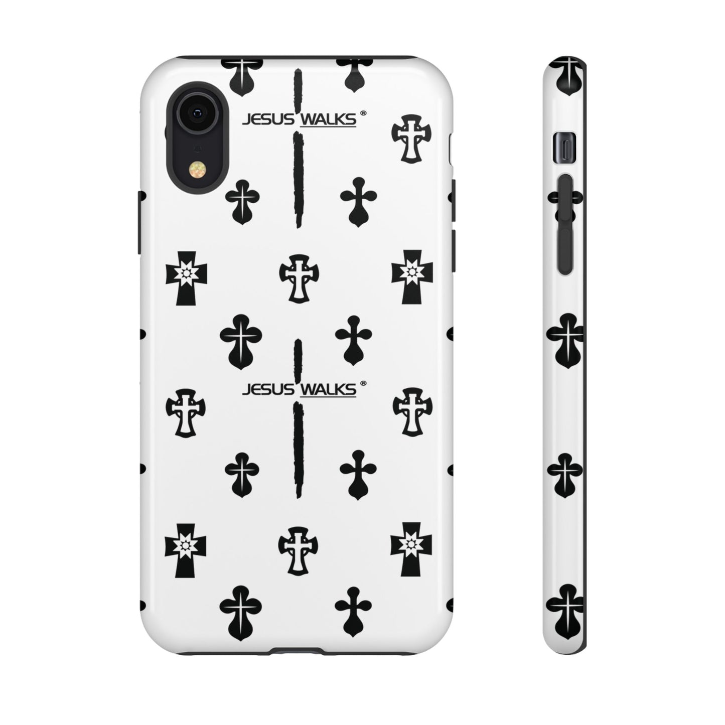 JESUS WALKS | Shockproof Phone Case Monochromatic Logo