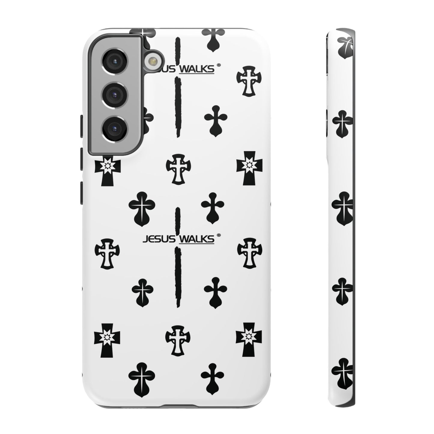 JESUS WALKS | Shockproof Phone Case Monochromatic Logo