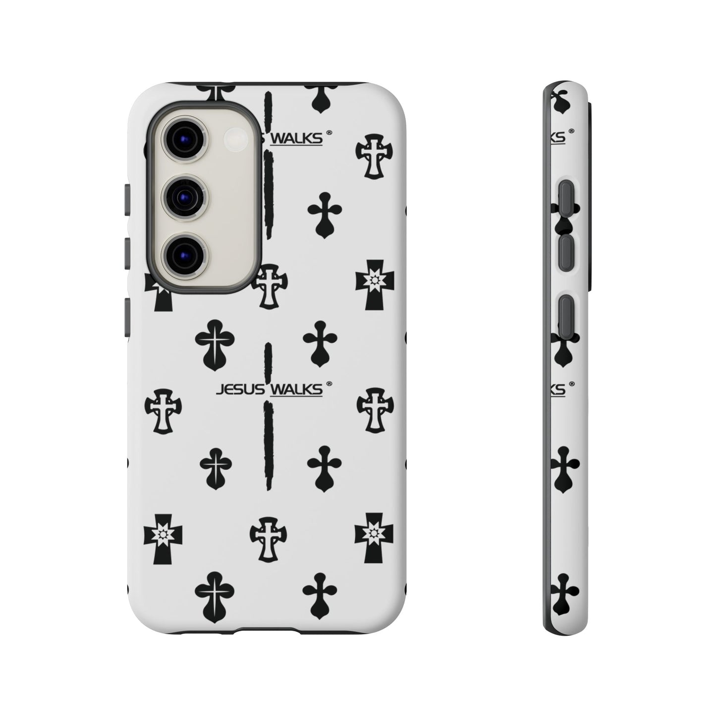 JESUS WALKS | Shockproof Phone Case Monochromatic Logo