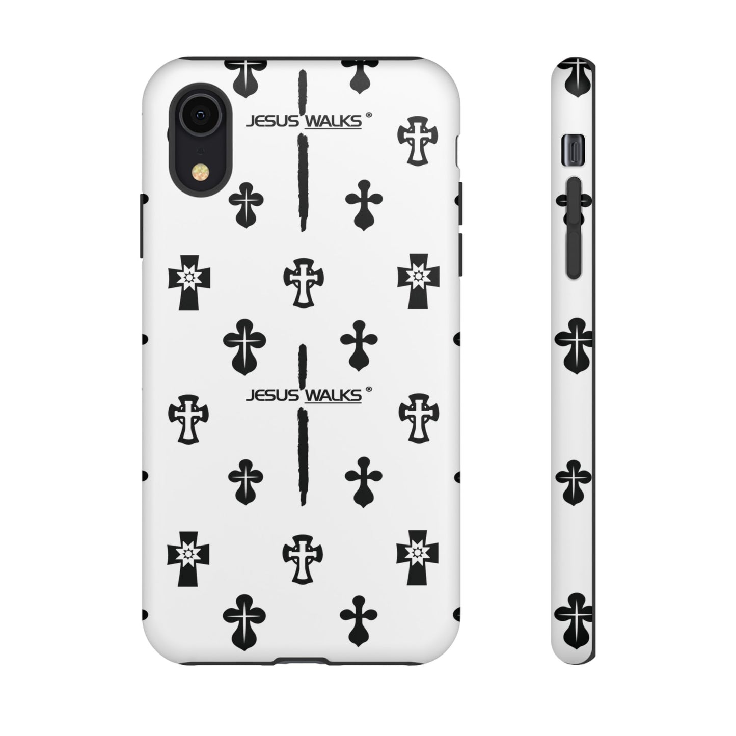 JESUS WALKS | Shockproof Phone Case Monochromatic Logo