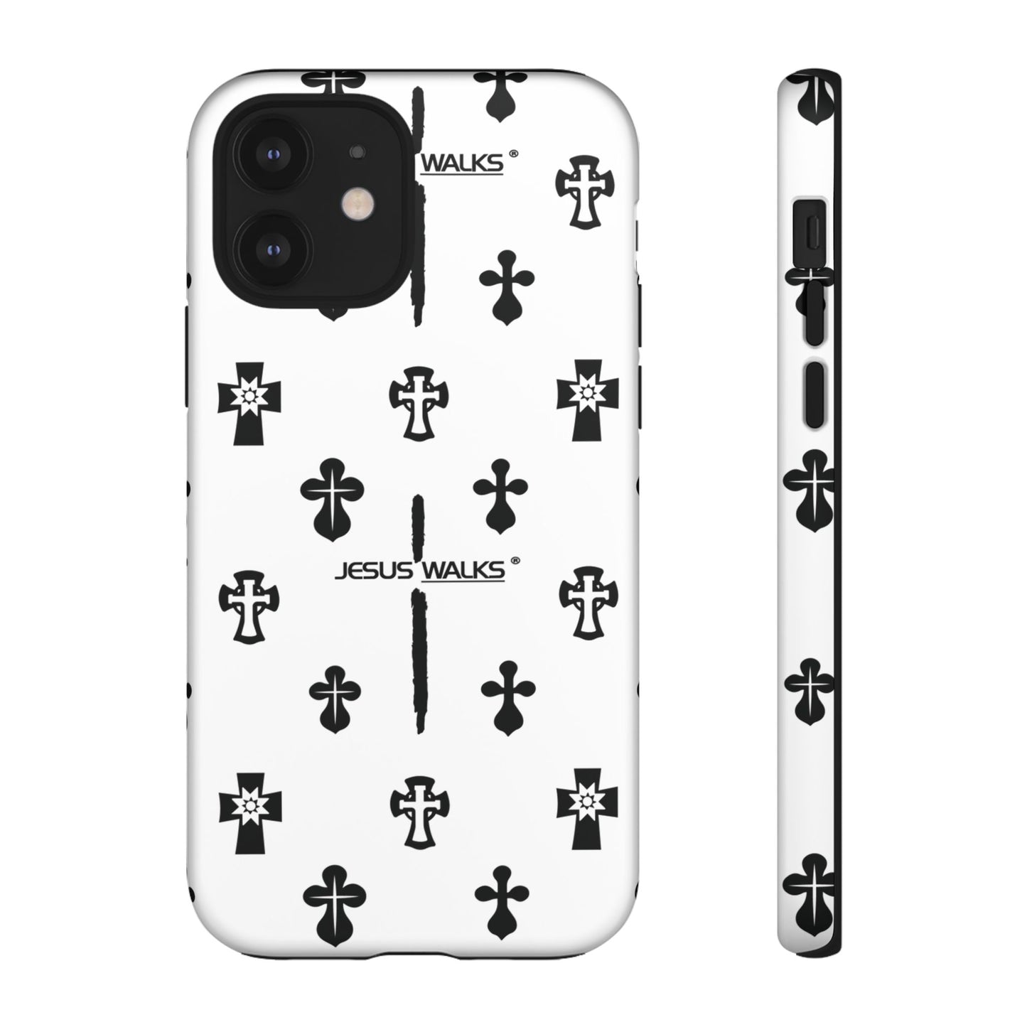 JESUS WALKS | Shockproof Phone Case Monochromatic Logo