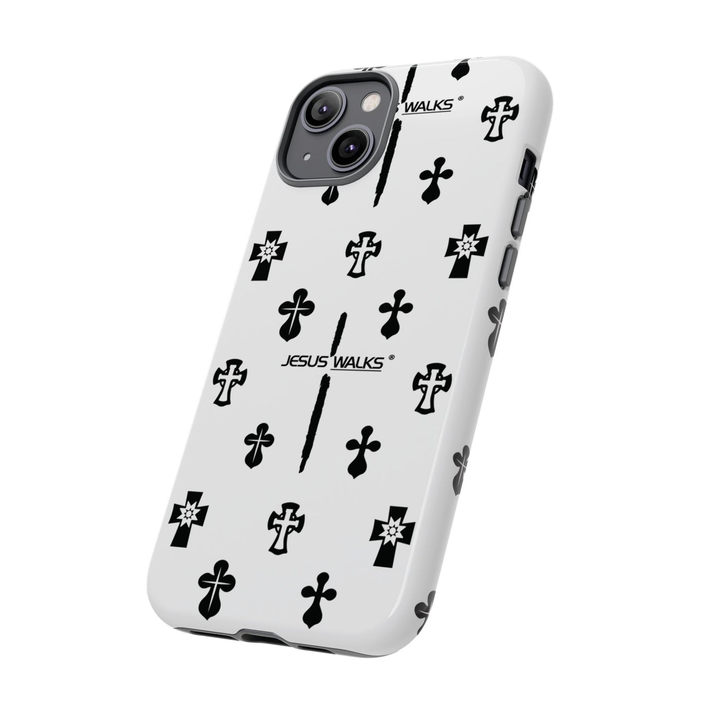 JESUS WALKS | Shockproof Phone Case Monochromatic Logo