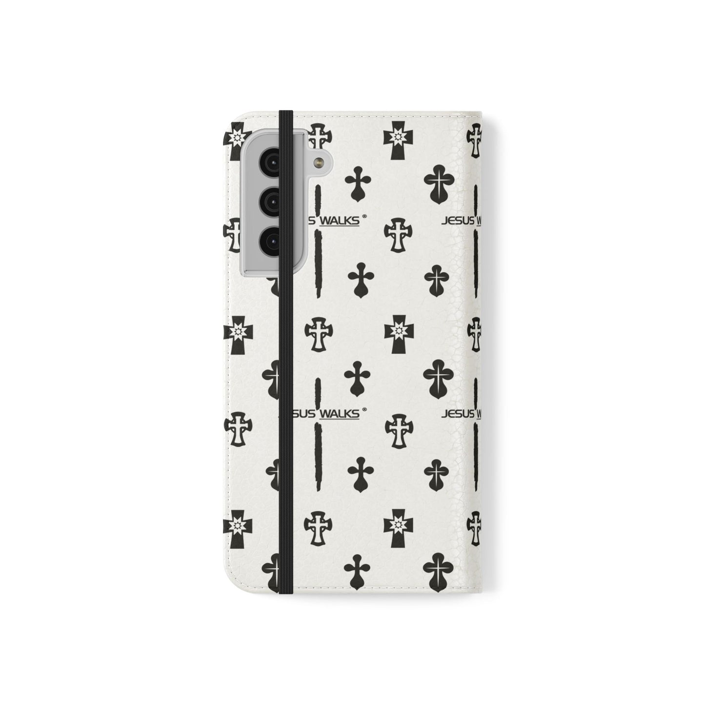 JESUS WALKS | Designer Folio Case for iPhone & Samsung Phones