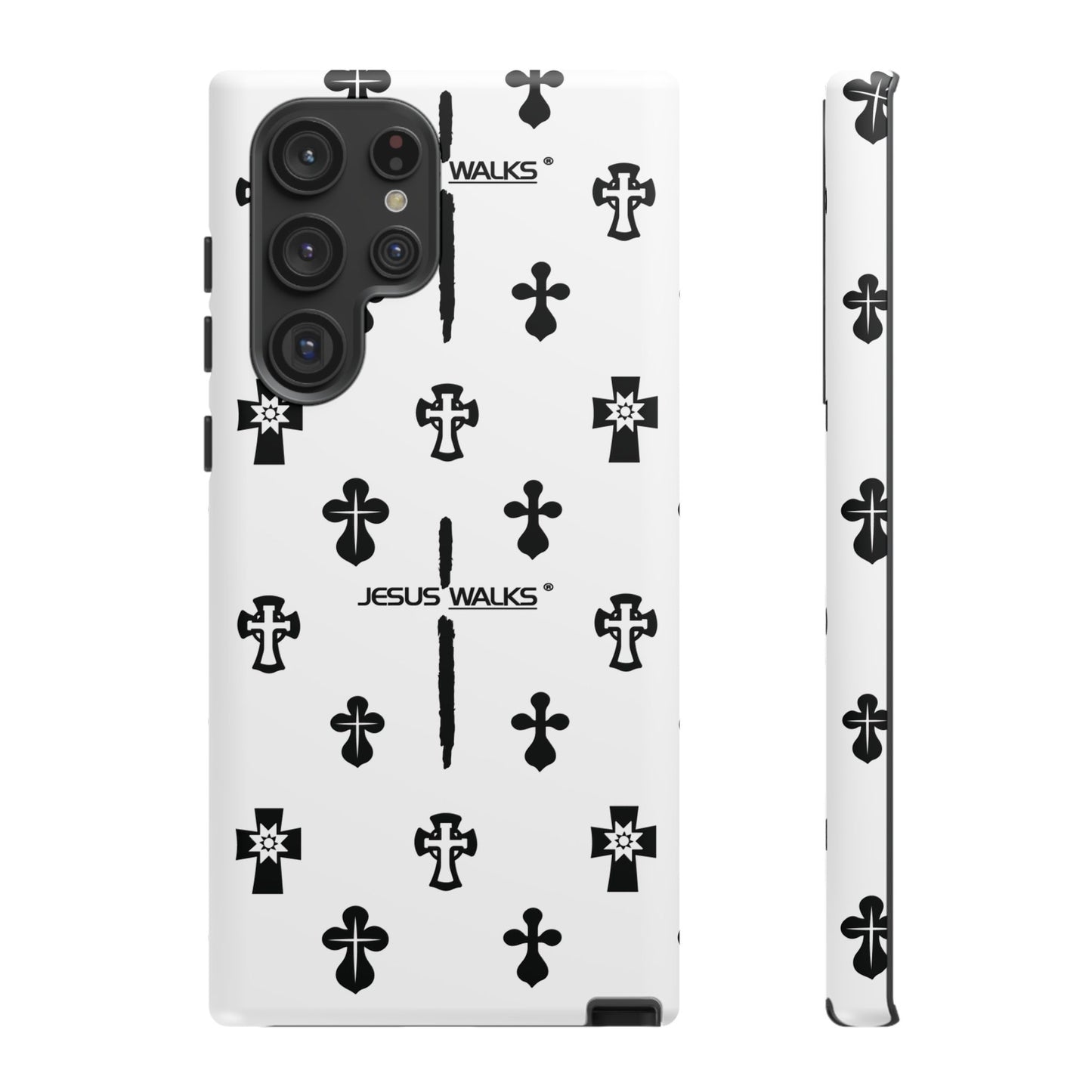 JESUS WALKS | Shockproof Phone Case Monochromatic Logo