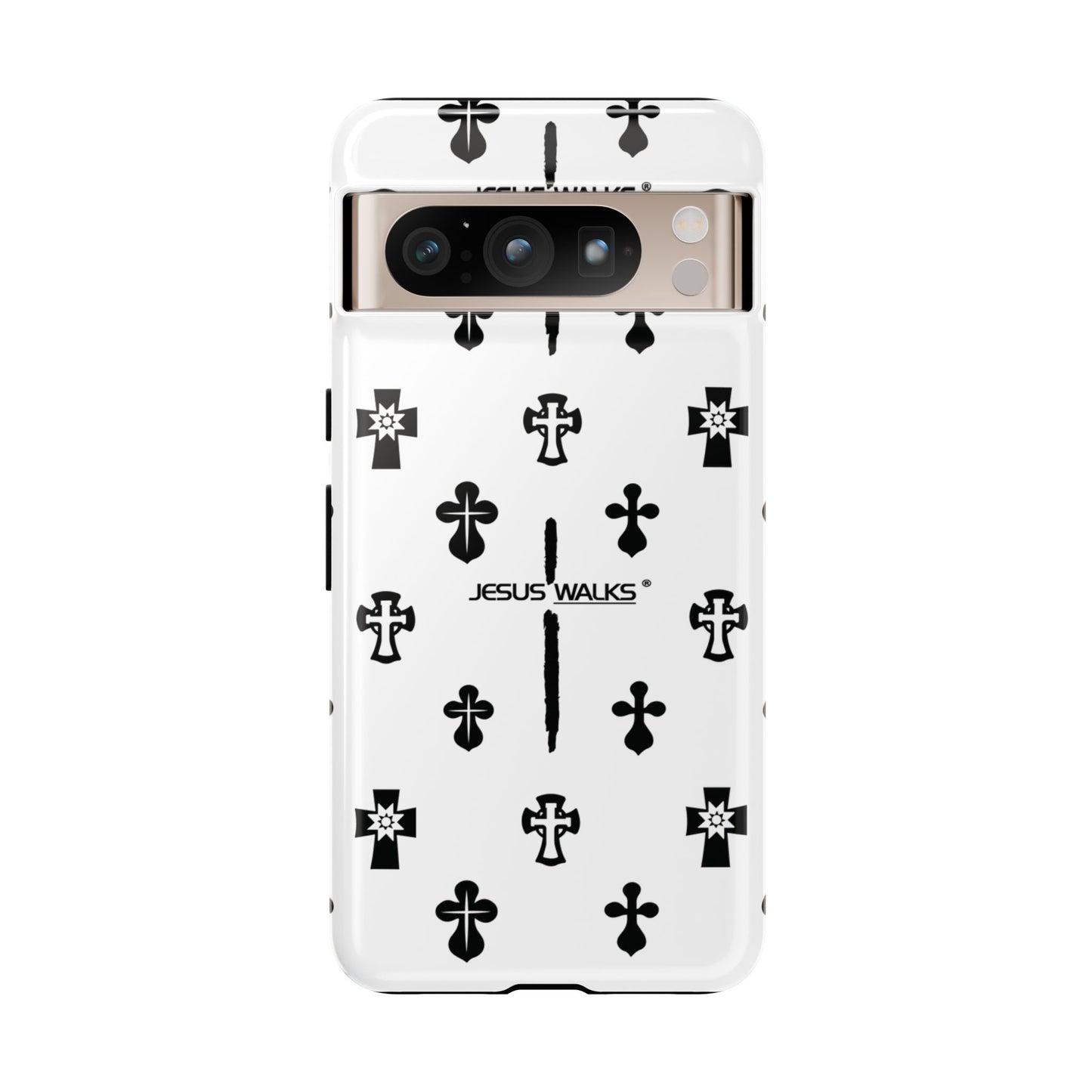 JESUS WALKS | Shockproof Phone Case Monochromatic Logo