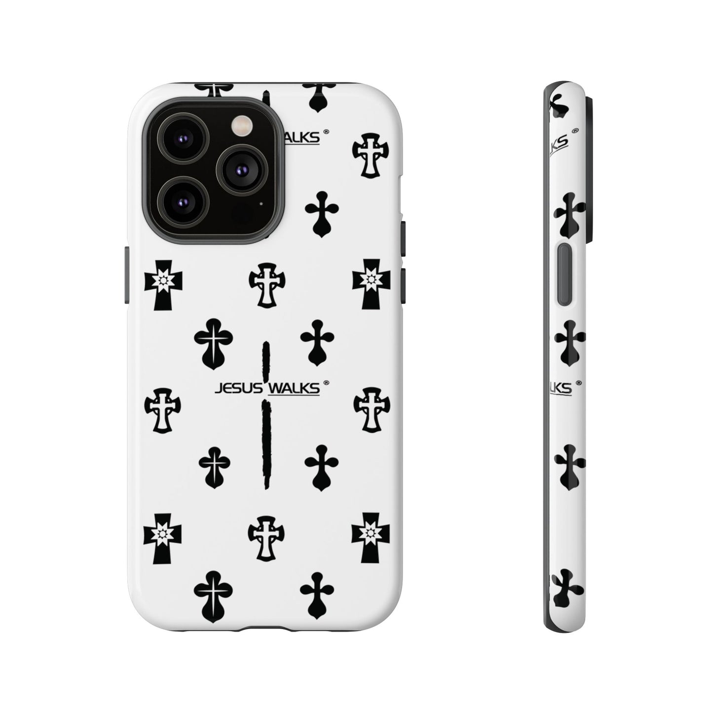 JESUS WALKS | Shockproof Phone Case Monochromatic Logo