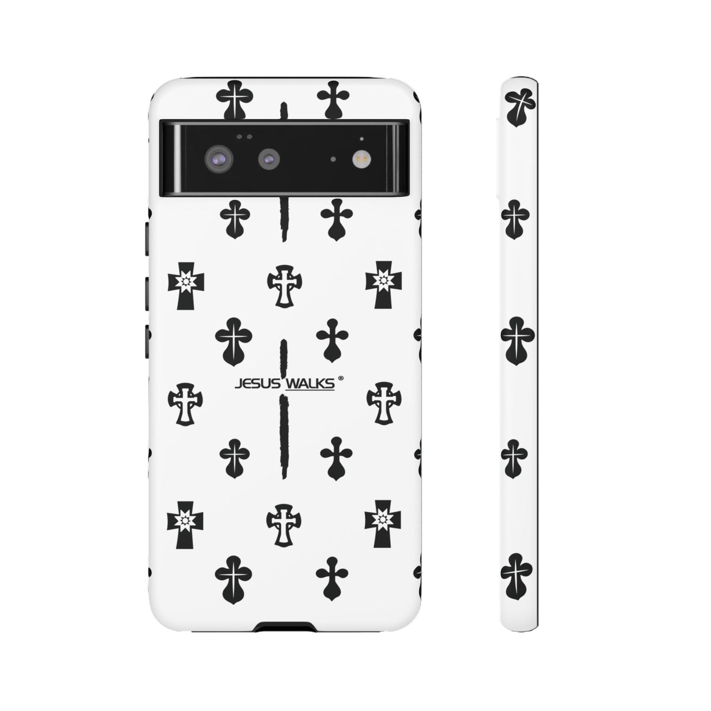 JESUS WALKS | Shockproof Phone Case Monochromatic Logo