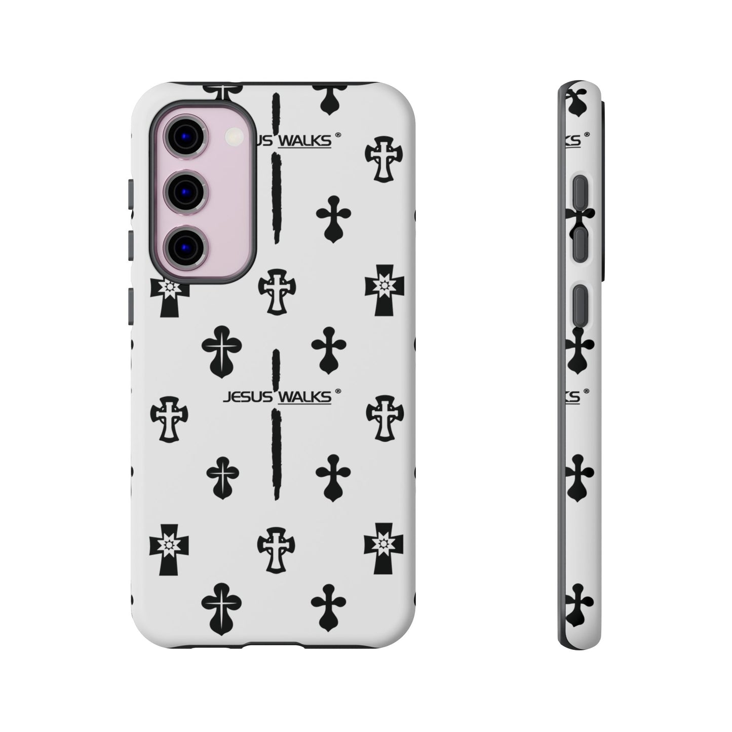 JESUS WALKS | Shockproof Phone Case Monochromatic Logo