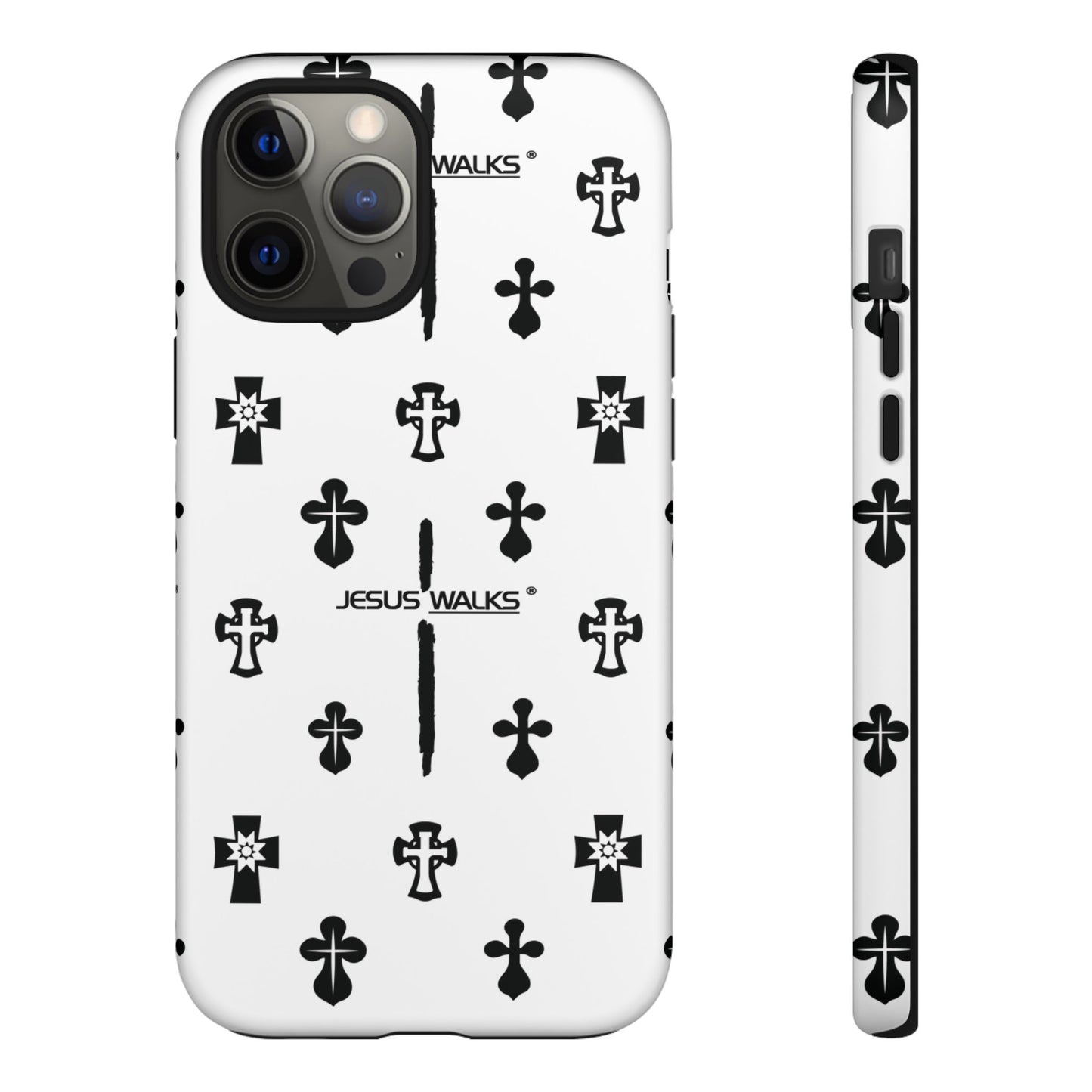 JESUS WALKS | Shockproof Phone Case Monochromatic Logo