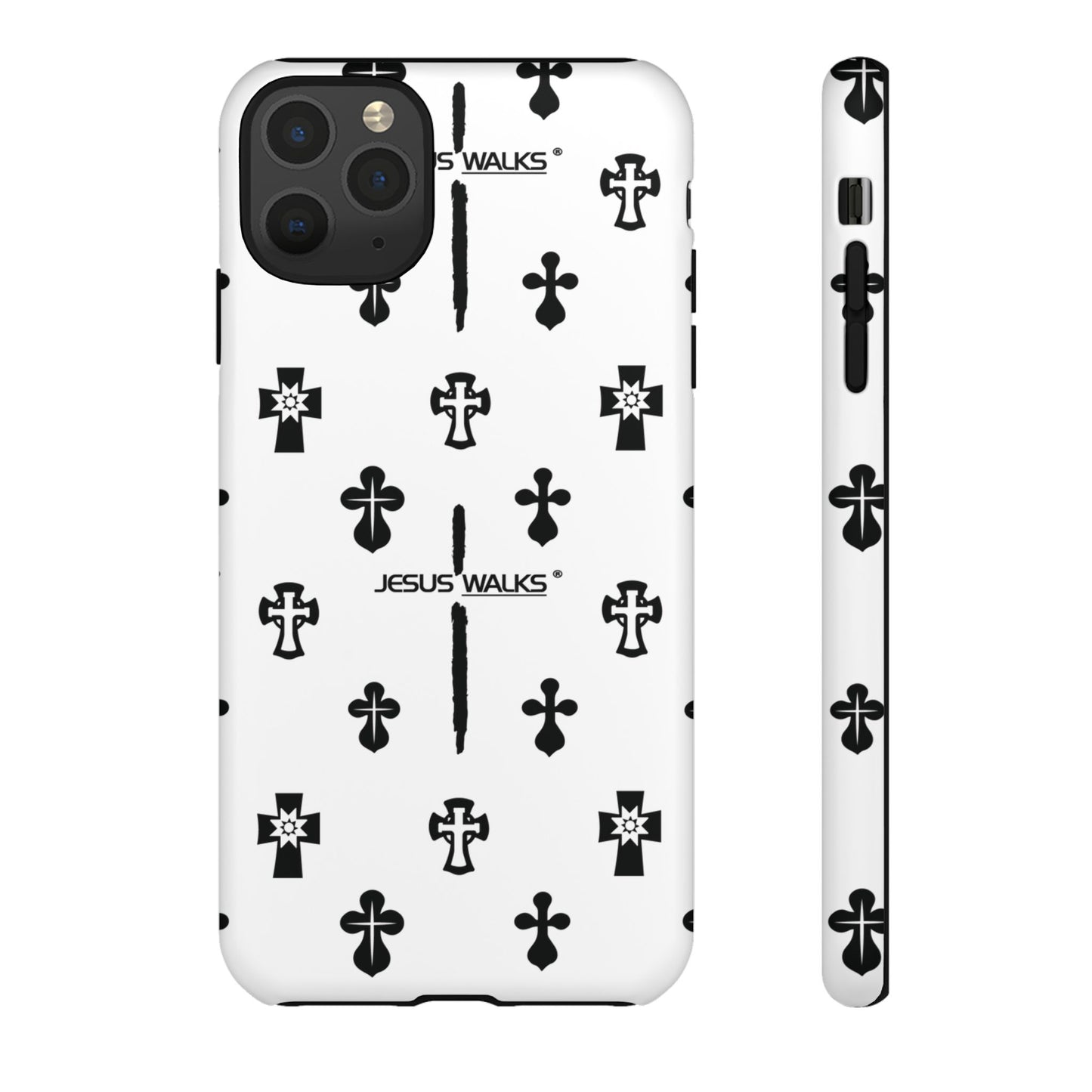 JESUS WALKS | Shockproof Phone Case Monochromatic Logo