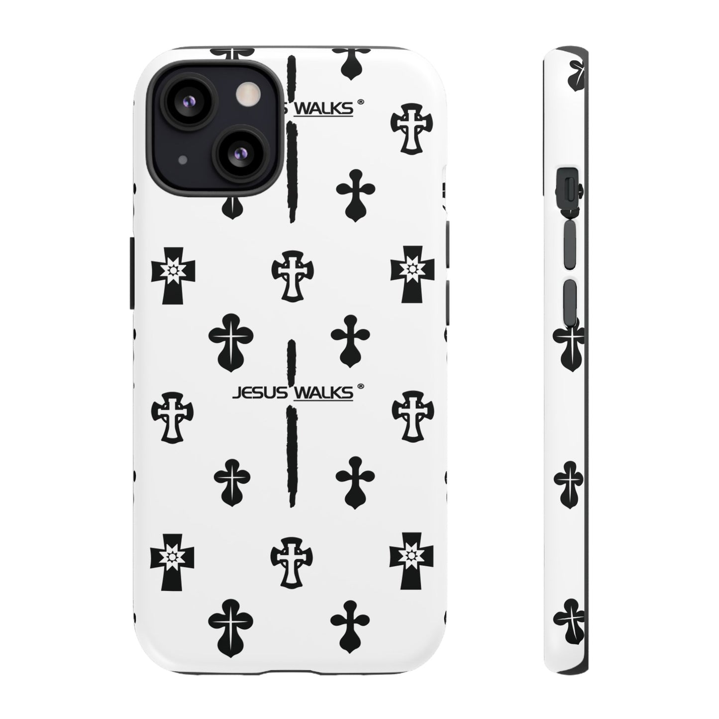 JESUS WALKS | Shockproof Phone Case Monochromatic Logo