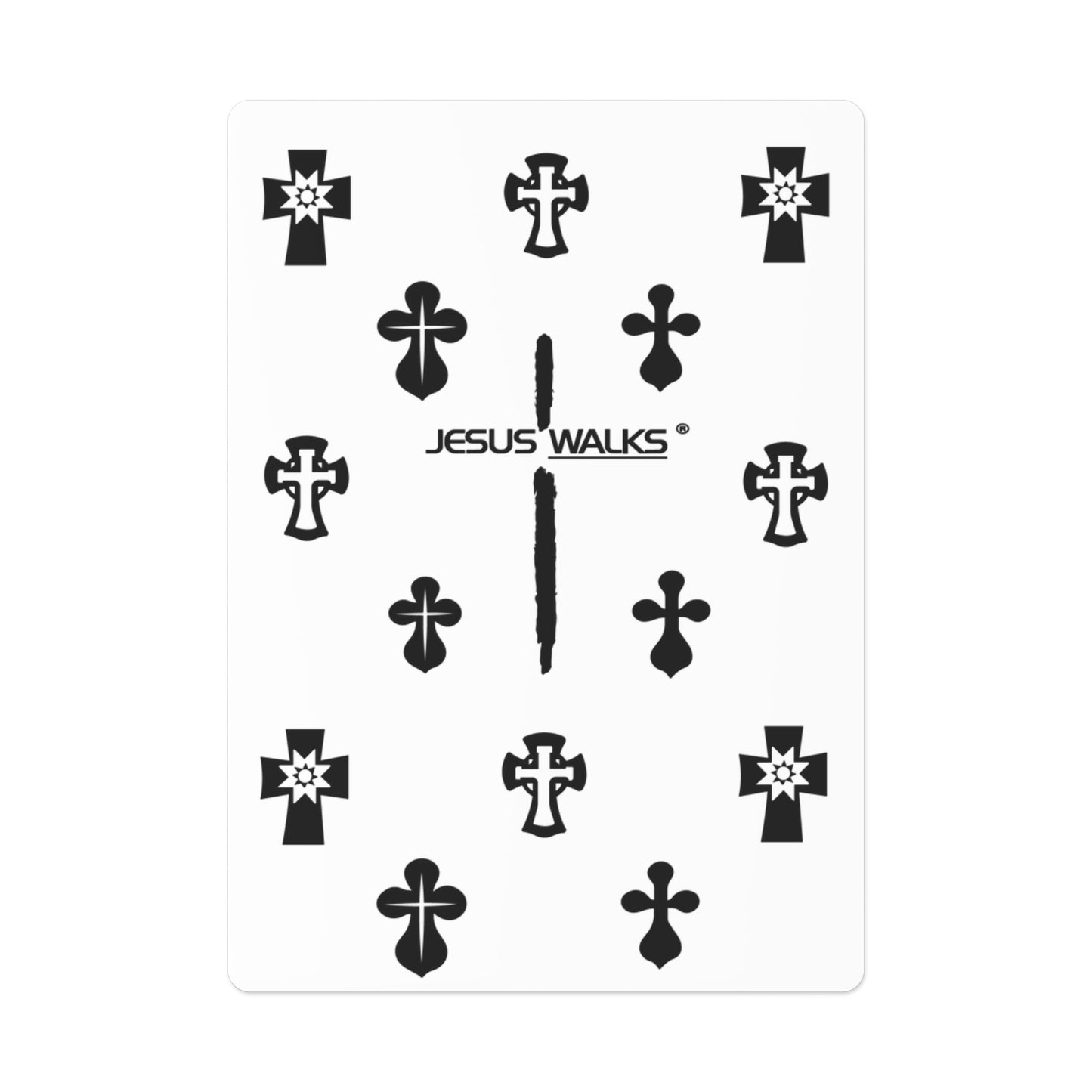 Jesus Walks Designer Playing Cards