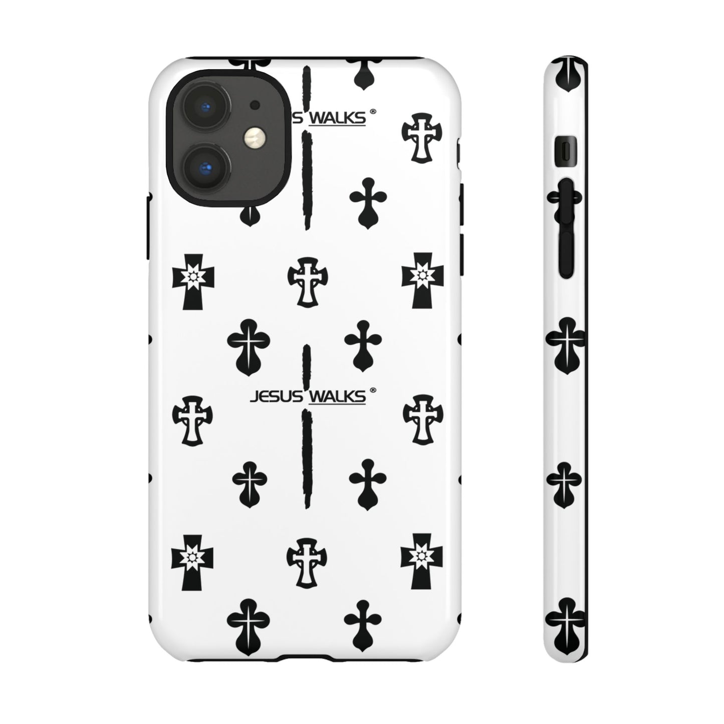 JESUS WALKS | Shockproof Phone Case Monochromatic Logo