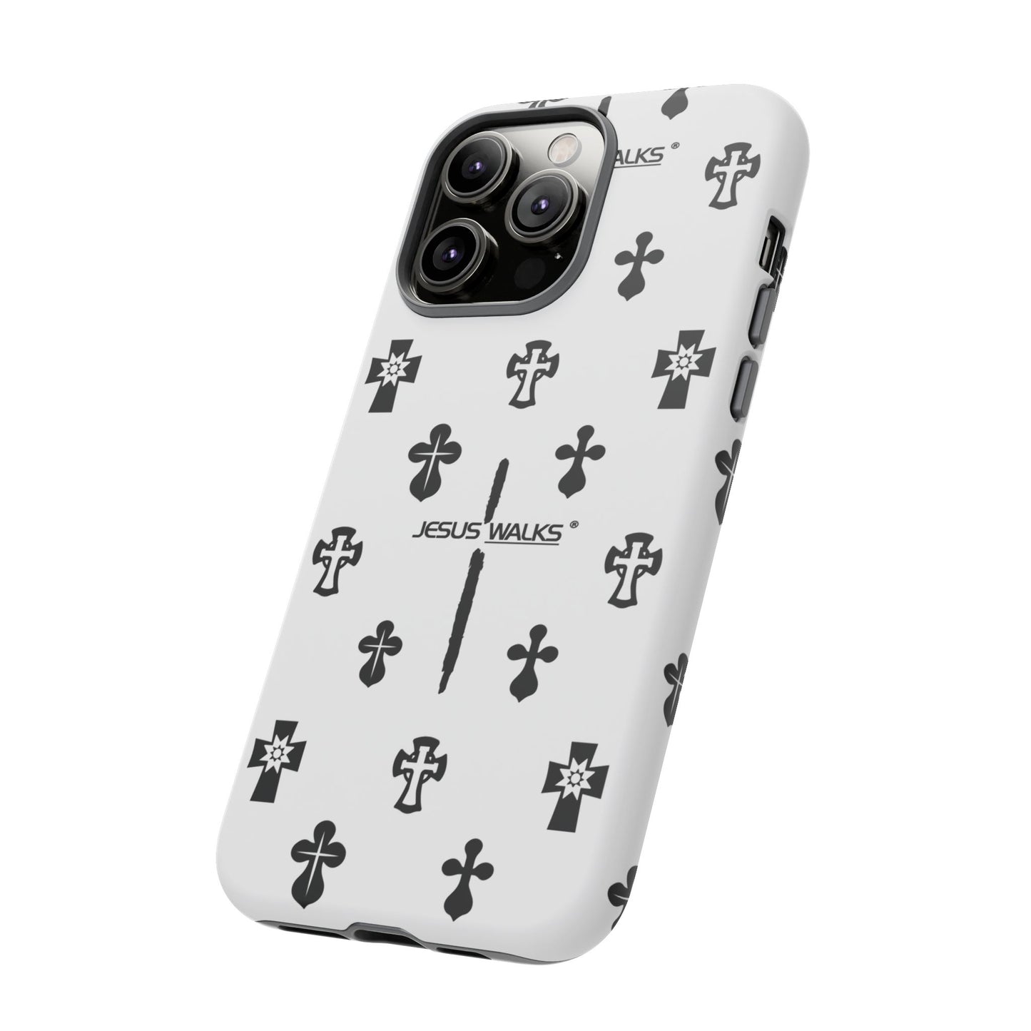 JESUS WALKS | Shockproof Phone Case Monochromatic Logo