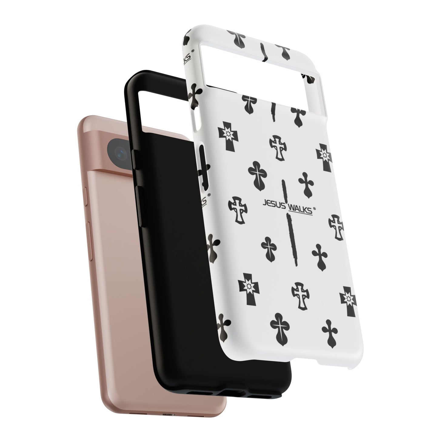 JESUS WALKS | Shockproof Phone Case Monochromatic Logo