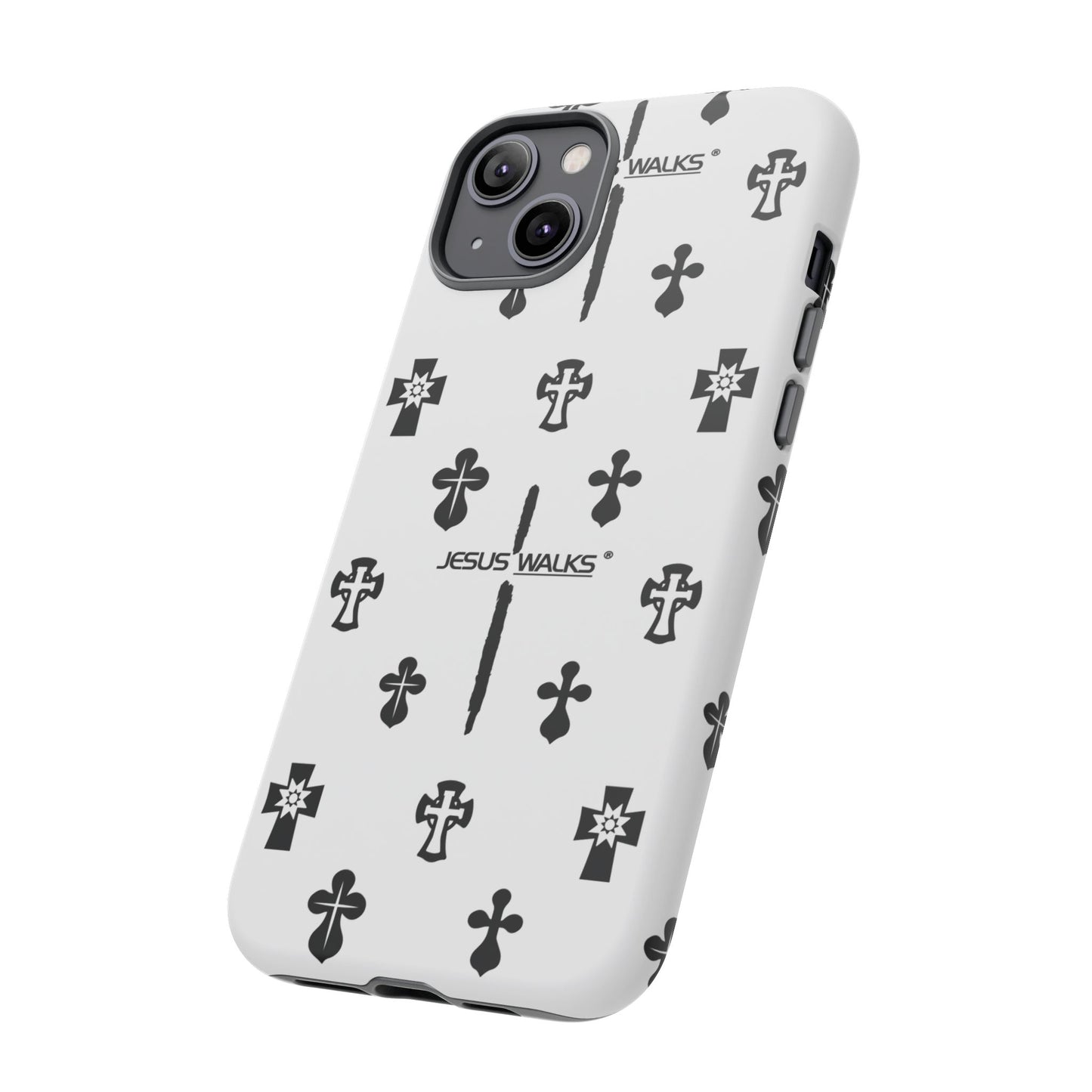 JESUS WALKS | Shockproof Phone Case Monochromatic Logo