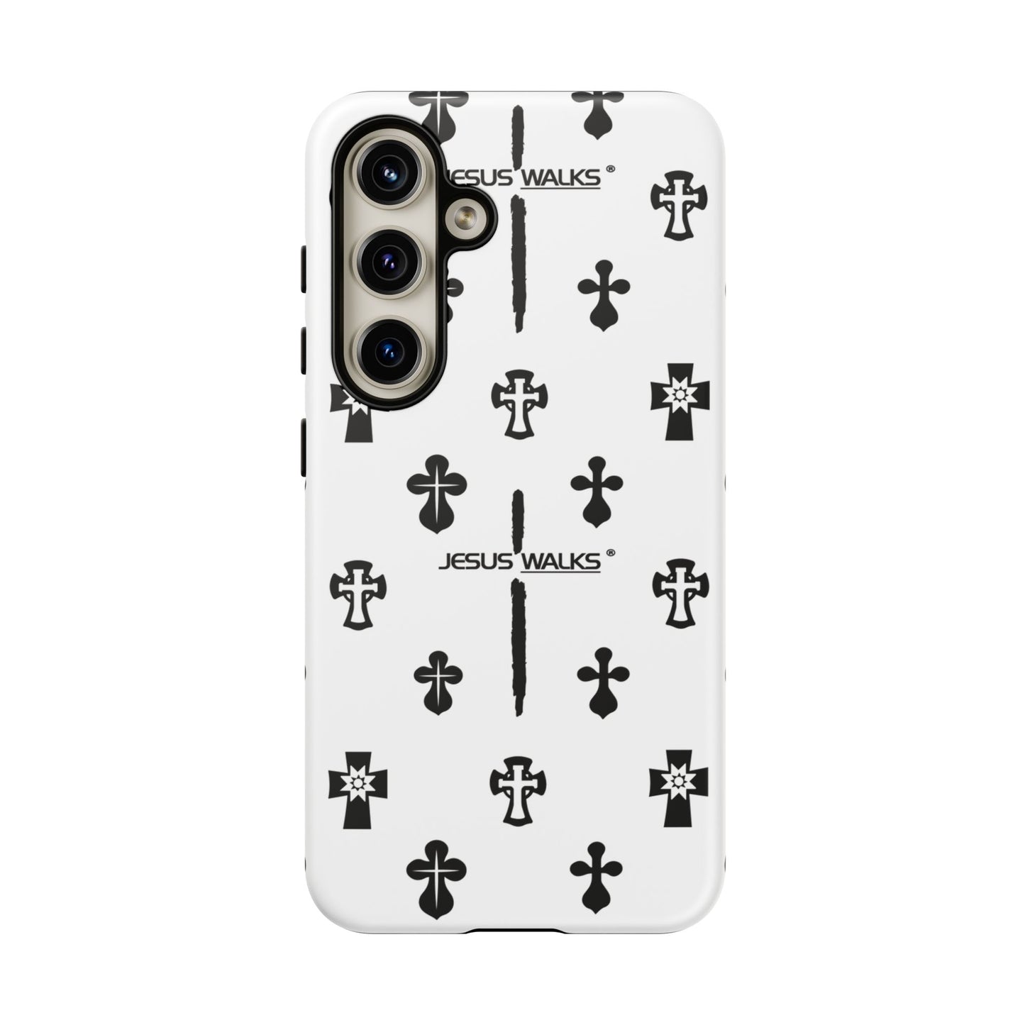 JESUS WALKS | Shockproof Phone Case Monochromatic Logo