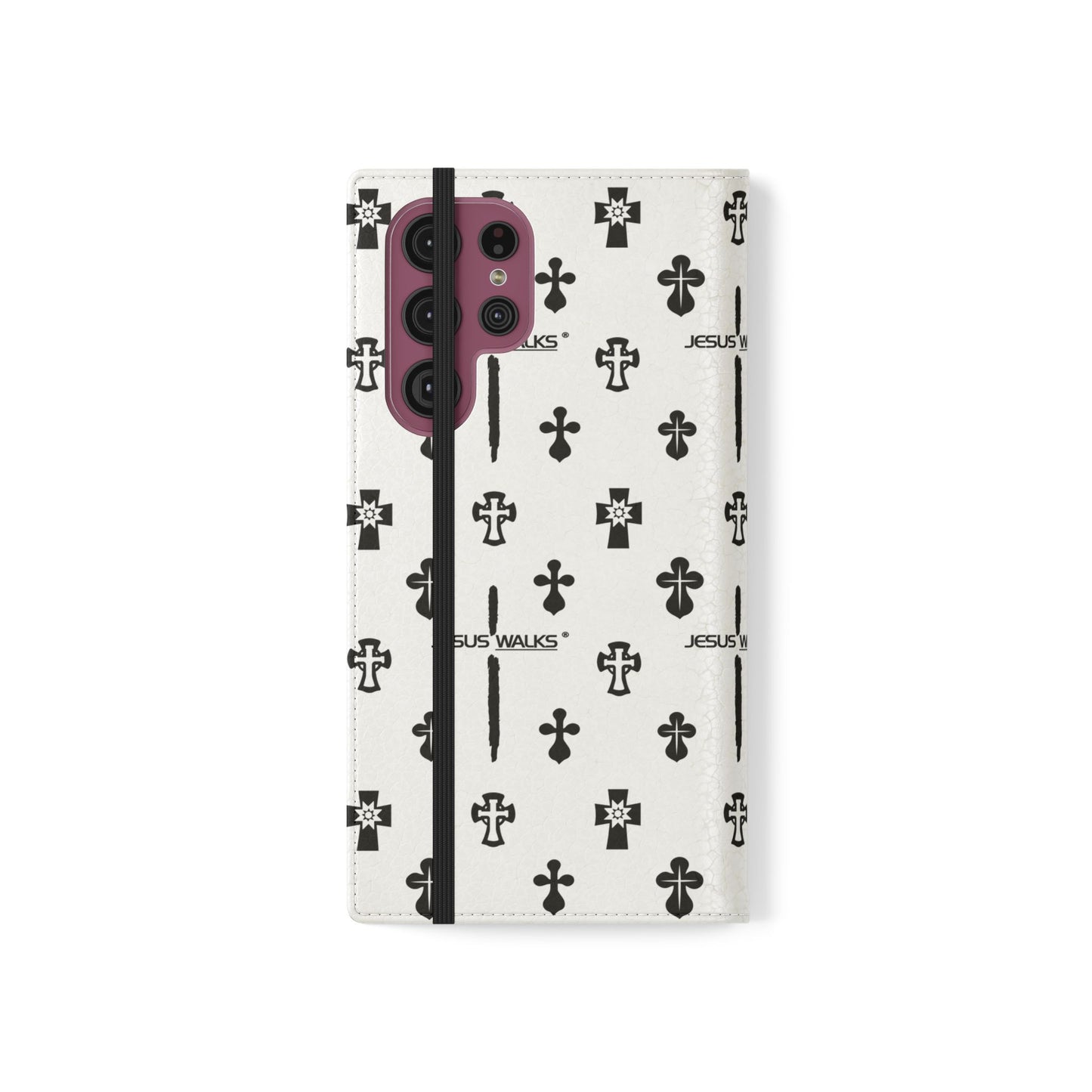 JESUS WALKS | Designer Folio Case for iPhone & Samsung Phones