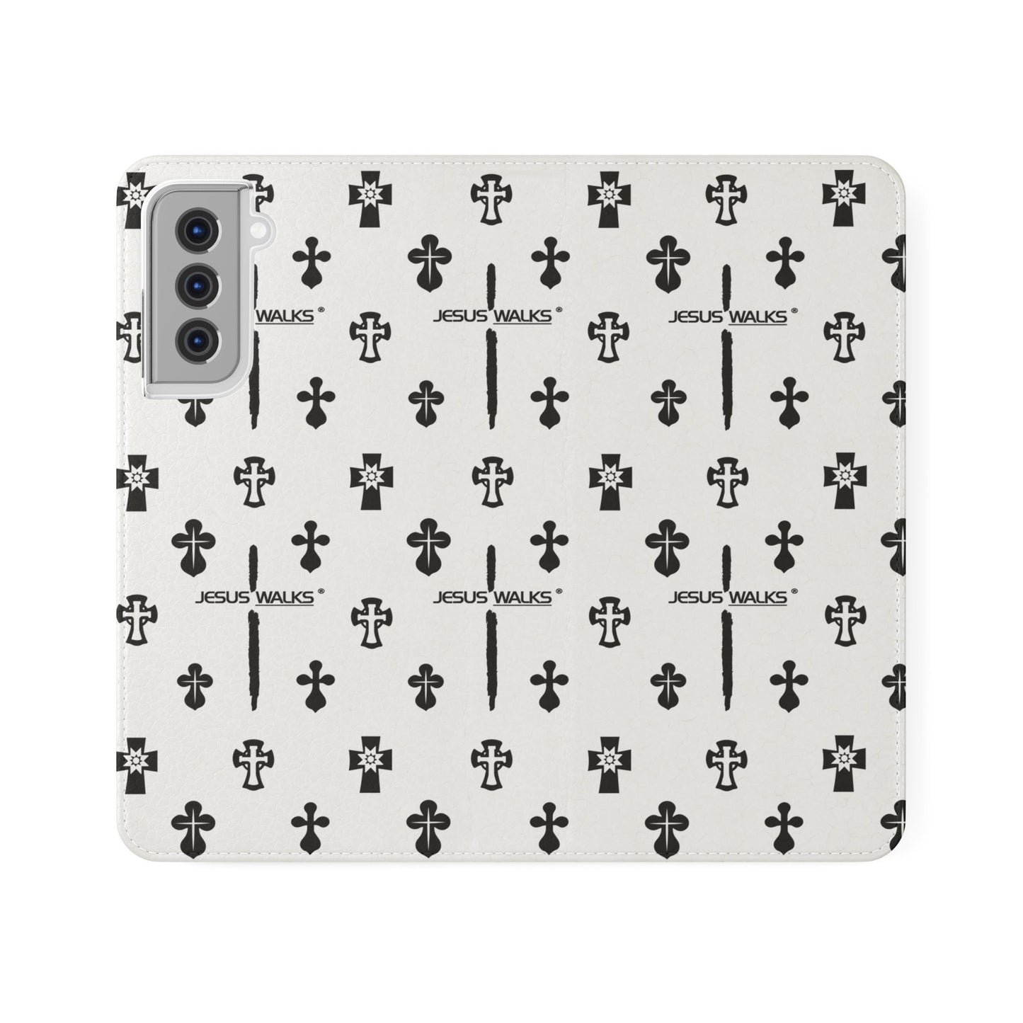 JESUS WALKS | Designer Folio Case for iPhone & Samsung Phones