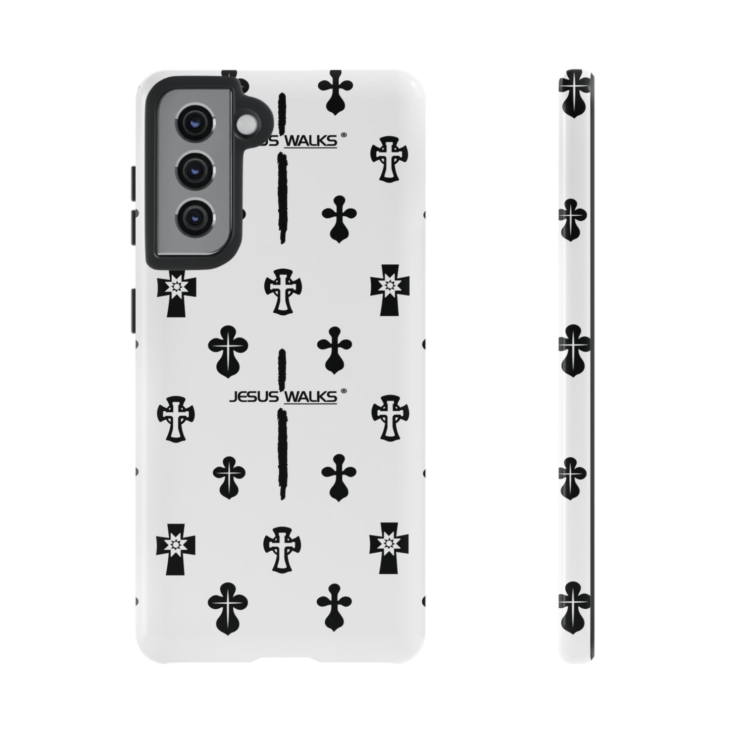 JESUS WALKS | Shockproof Phone Case Monochromatic Logo