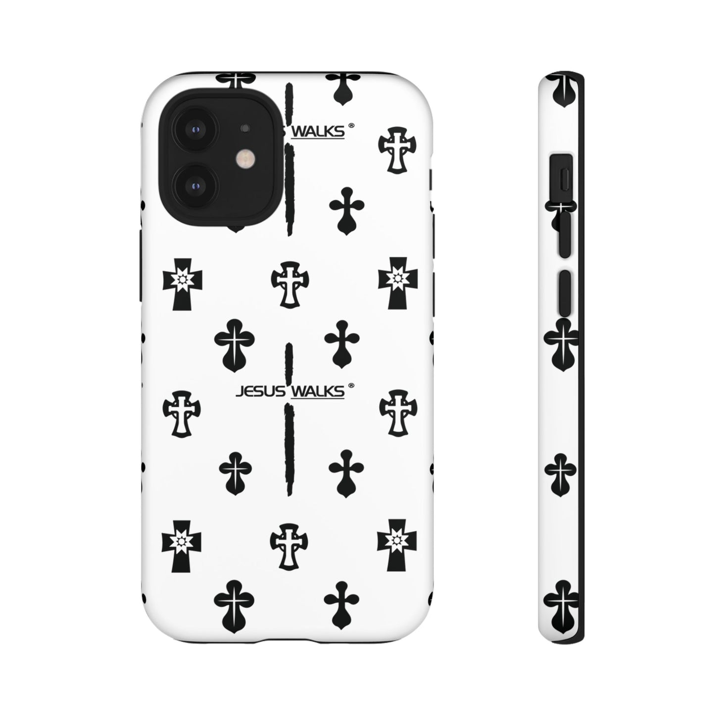 JESUS WALKS | Shockproof Phone Case Monochromatic Logo