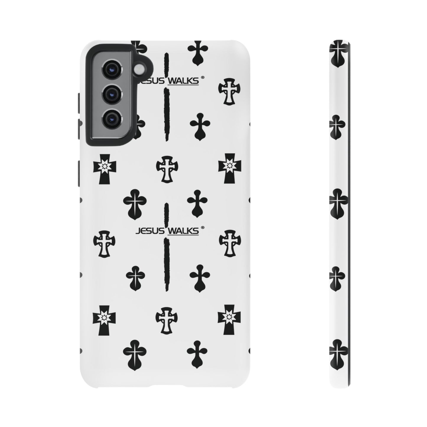 JESUS WALKS | Shockproof Phone Case Monochromatic Logo