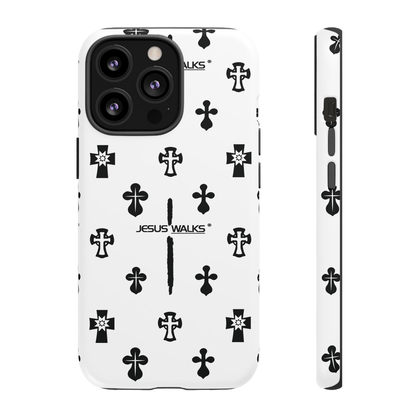 JESUS WALKS | Shockproof Phone Case Monochromatic Logo