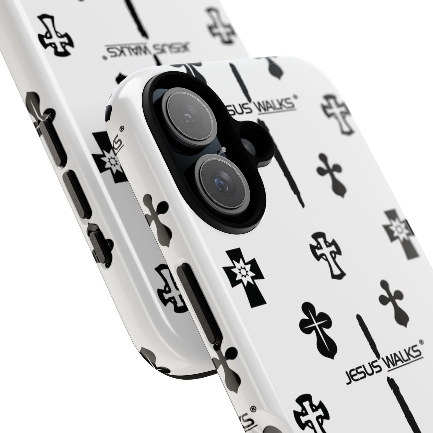 JESUS WALKS | Shockproof Phone Case Monochromatic Logo