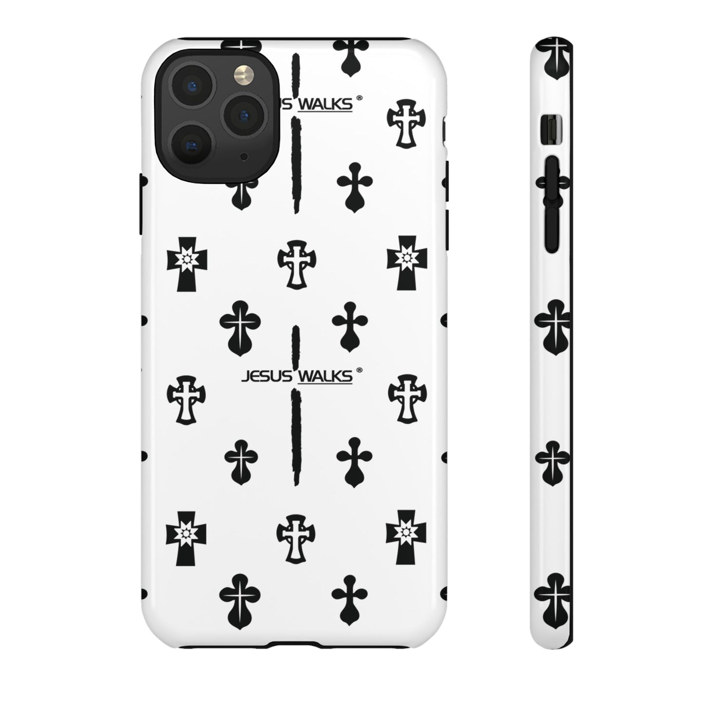 JESUS WALKS | Shockproof Phone Case Monochromatic Logo