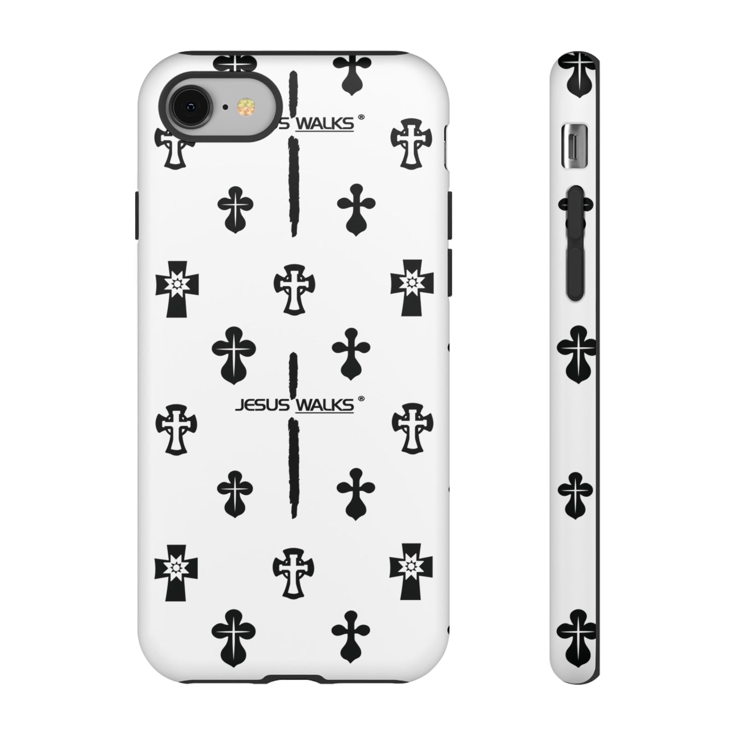 JESUS WALKS | Shockproof Phone Case Monochromatic Logo