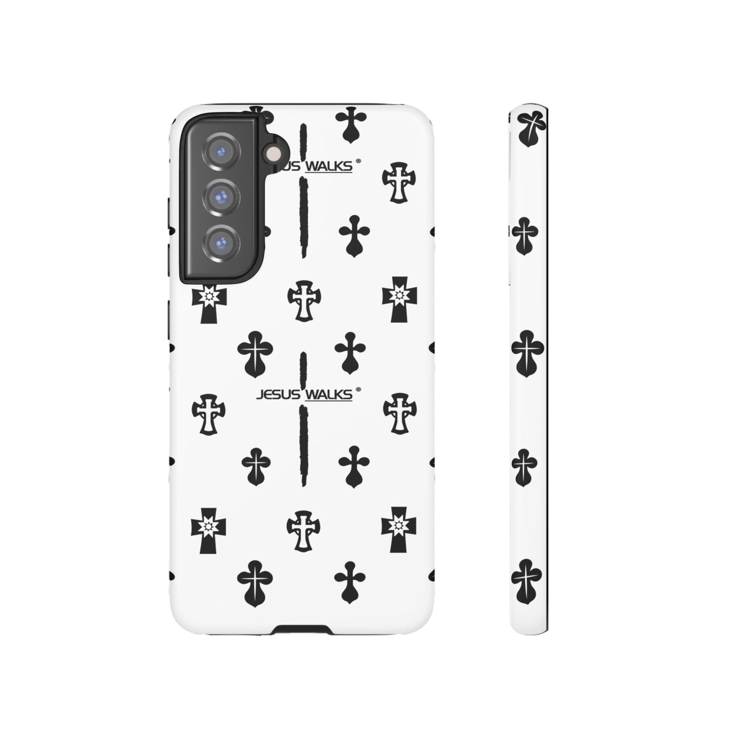 JESUS WALKS | Shockproof Phone Case Monochromatic Logo