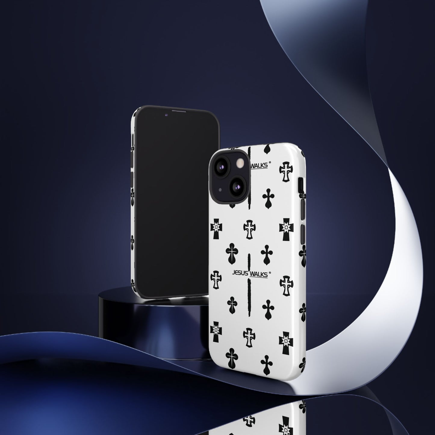 JESUS WALKS | Shockproof Phone Case Monochromatic Logo