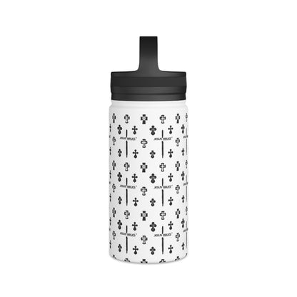 Jesus Walks Designer Stainless Steel Water Bottle