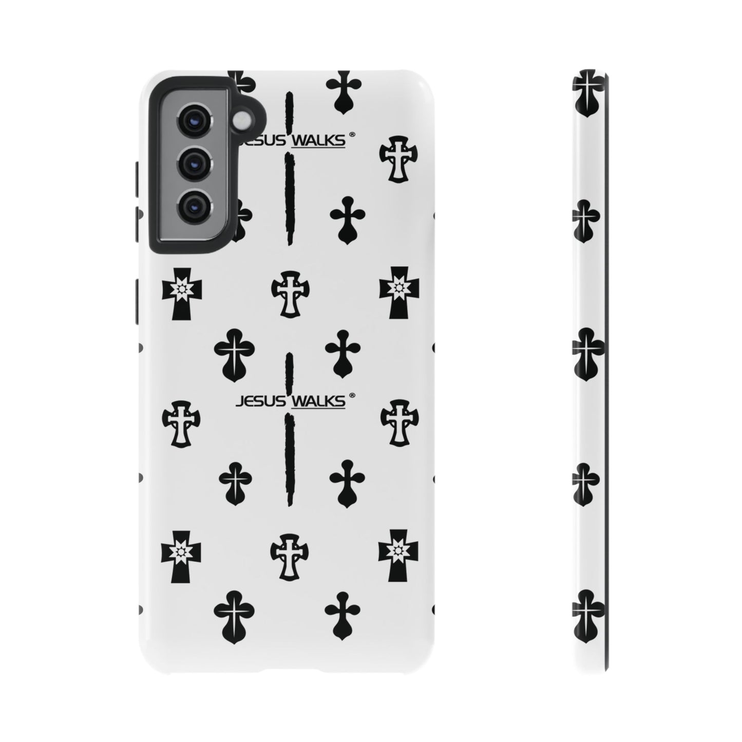 JESUS WALKS | Shockproof Phone Case Monochromatic Logo