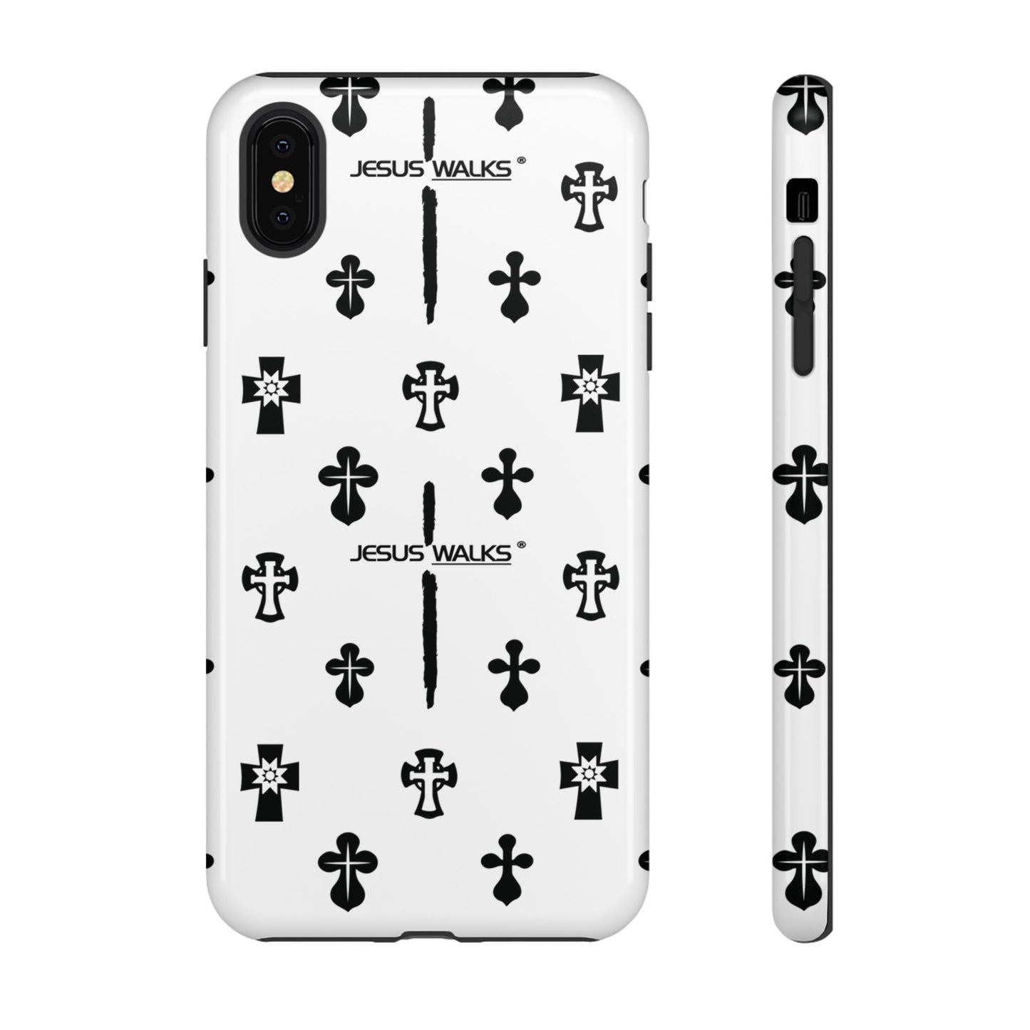 JESUS WALKS | Shockproof Phone Case Monochromatic Logo