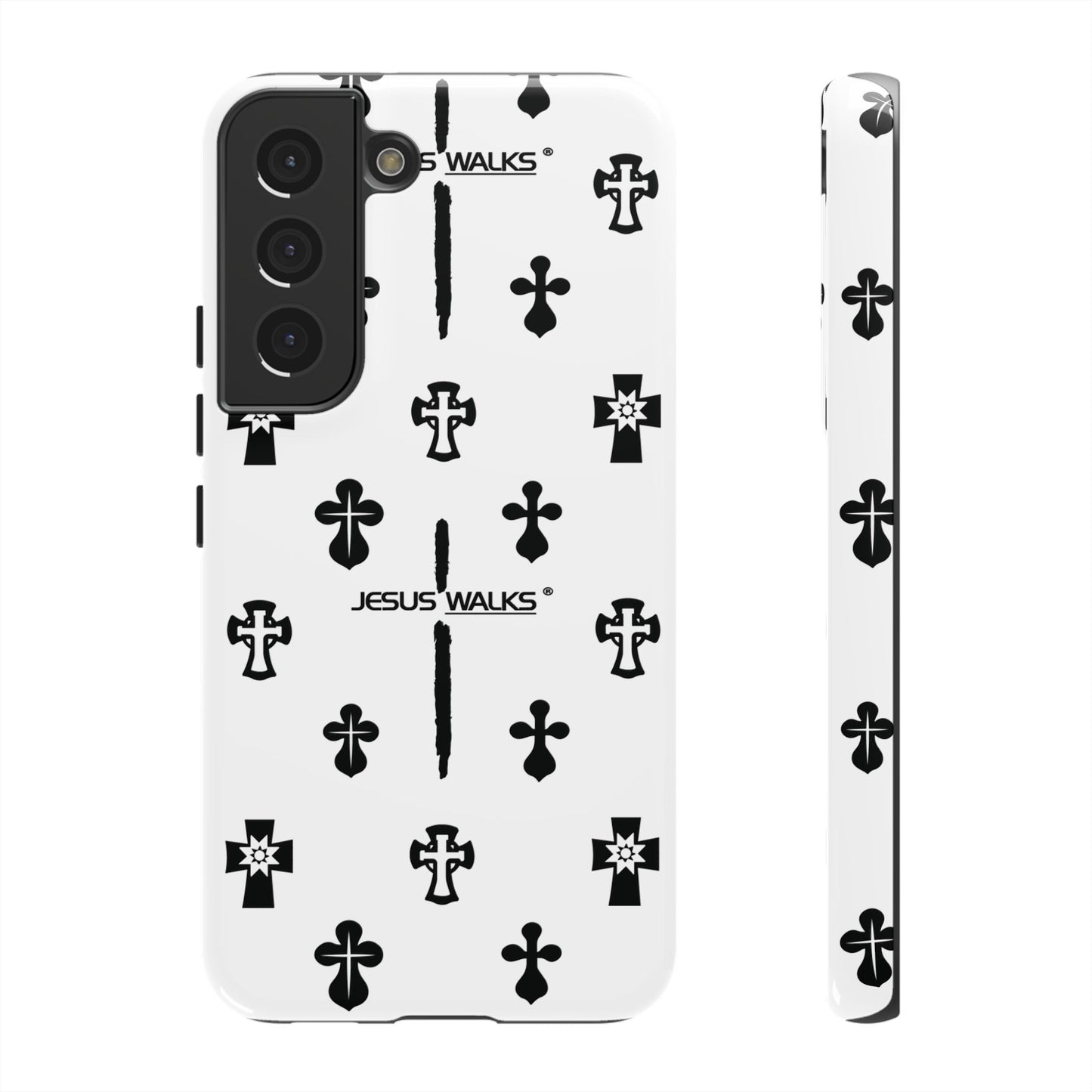 JESUS WALKS | Shockproof Phone Case Monochromatic Logo