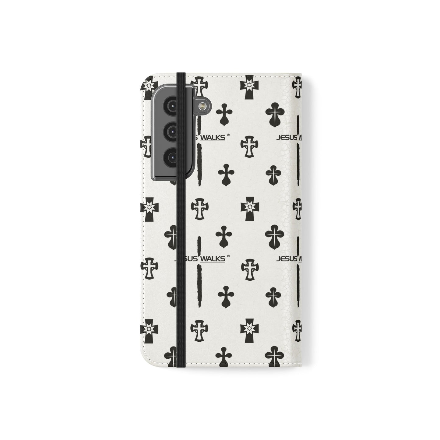 JESUS WALKS | Designer Folio Case for iPhone & Samsung Phones