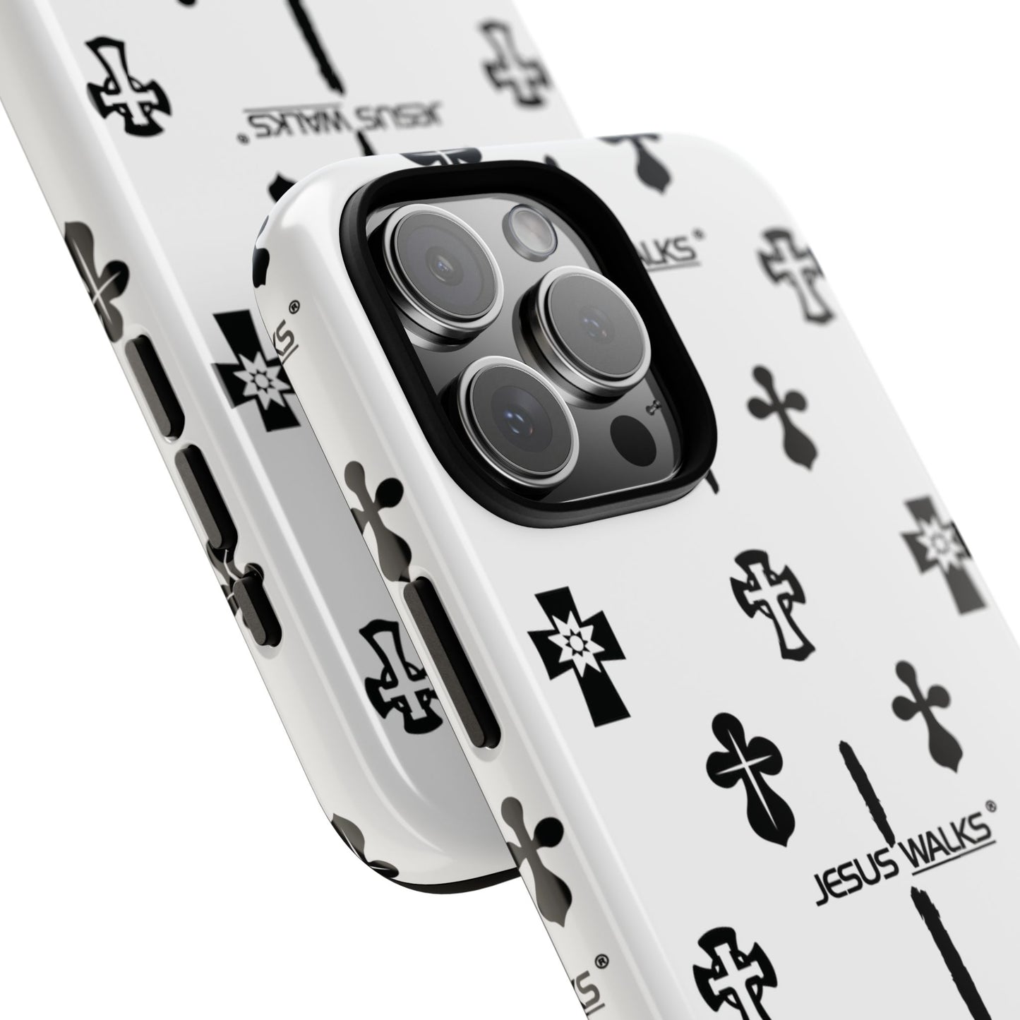 JESUS WALKS | Shockproof Phone Case Monochromatic Logo