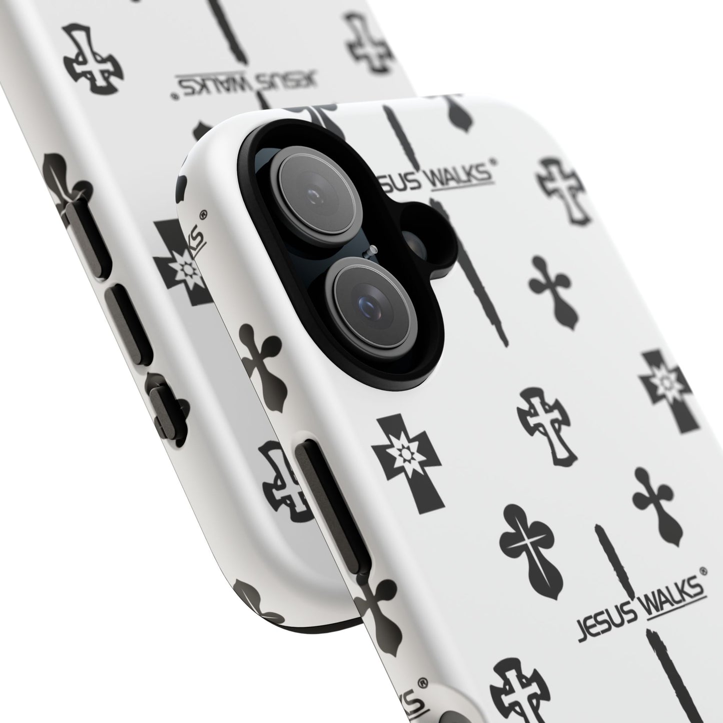 JESUS WALKS | Shockproof Phone Case Monochromatic Logo