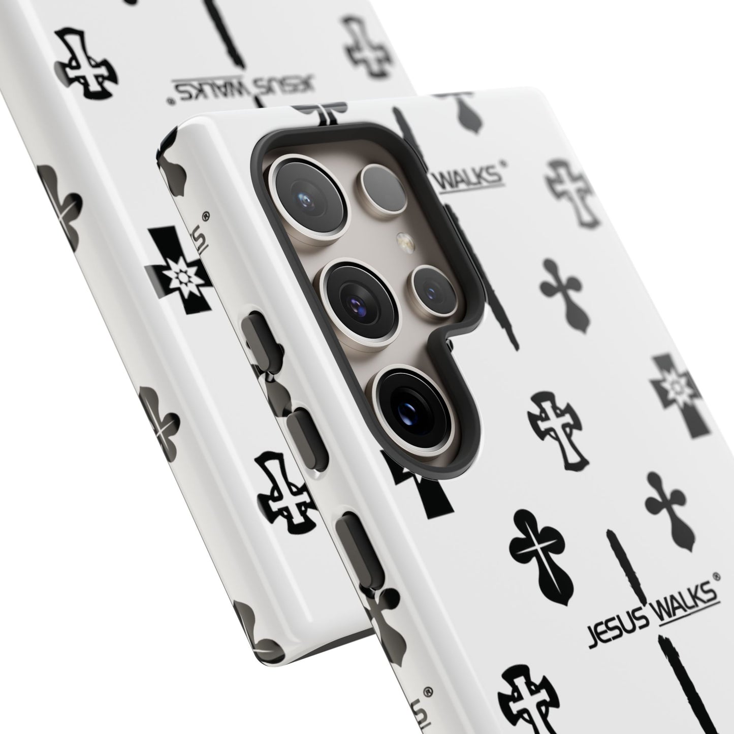 JESUS WALKS | Shockproof Phone Case Monochromatic Logo